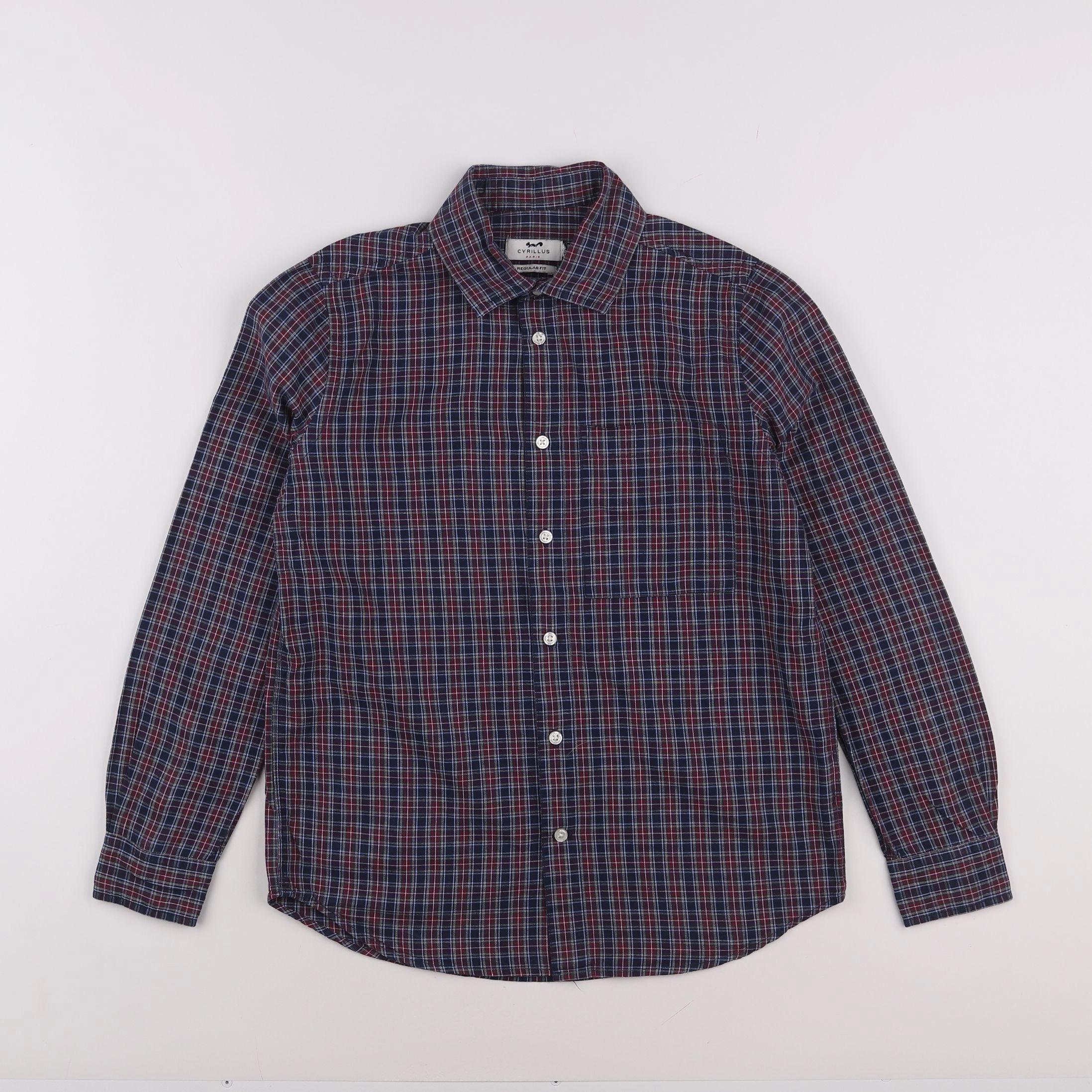 Cyrillus - chemise multicolore - 12 ans
