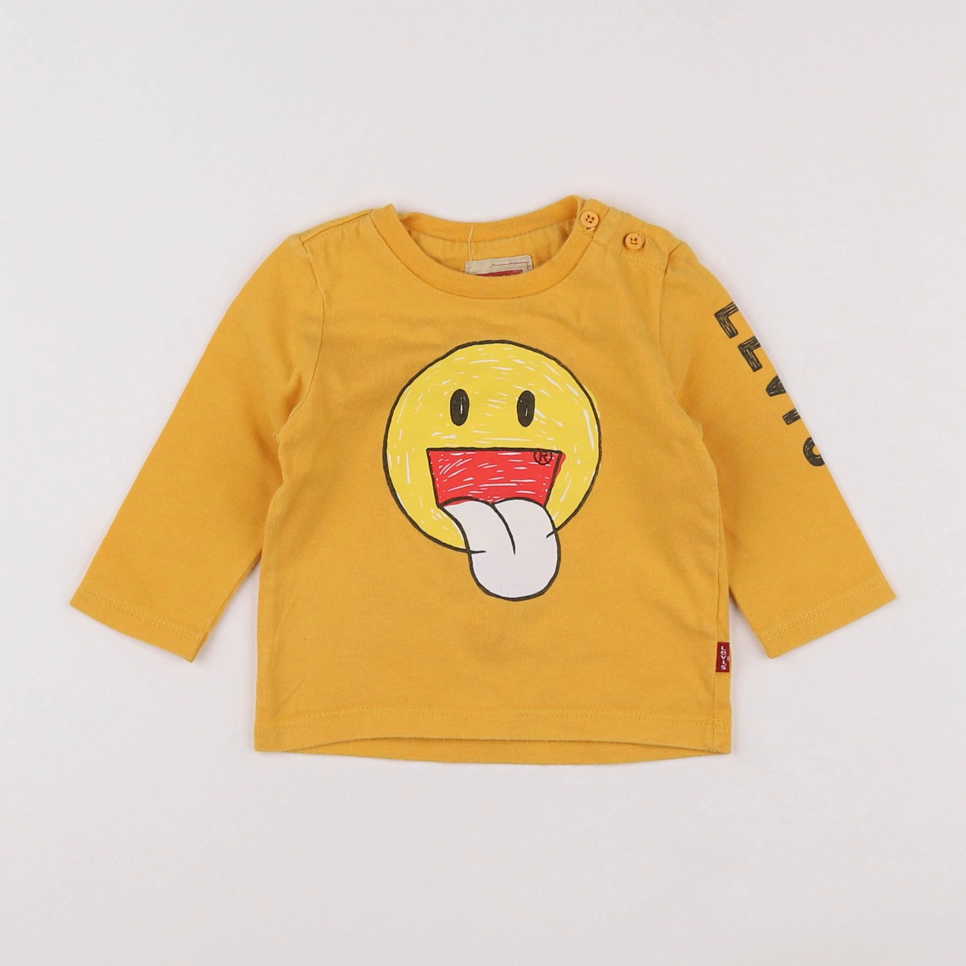 Levi's - tee-shirt jaune - 6 mois