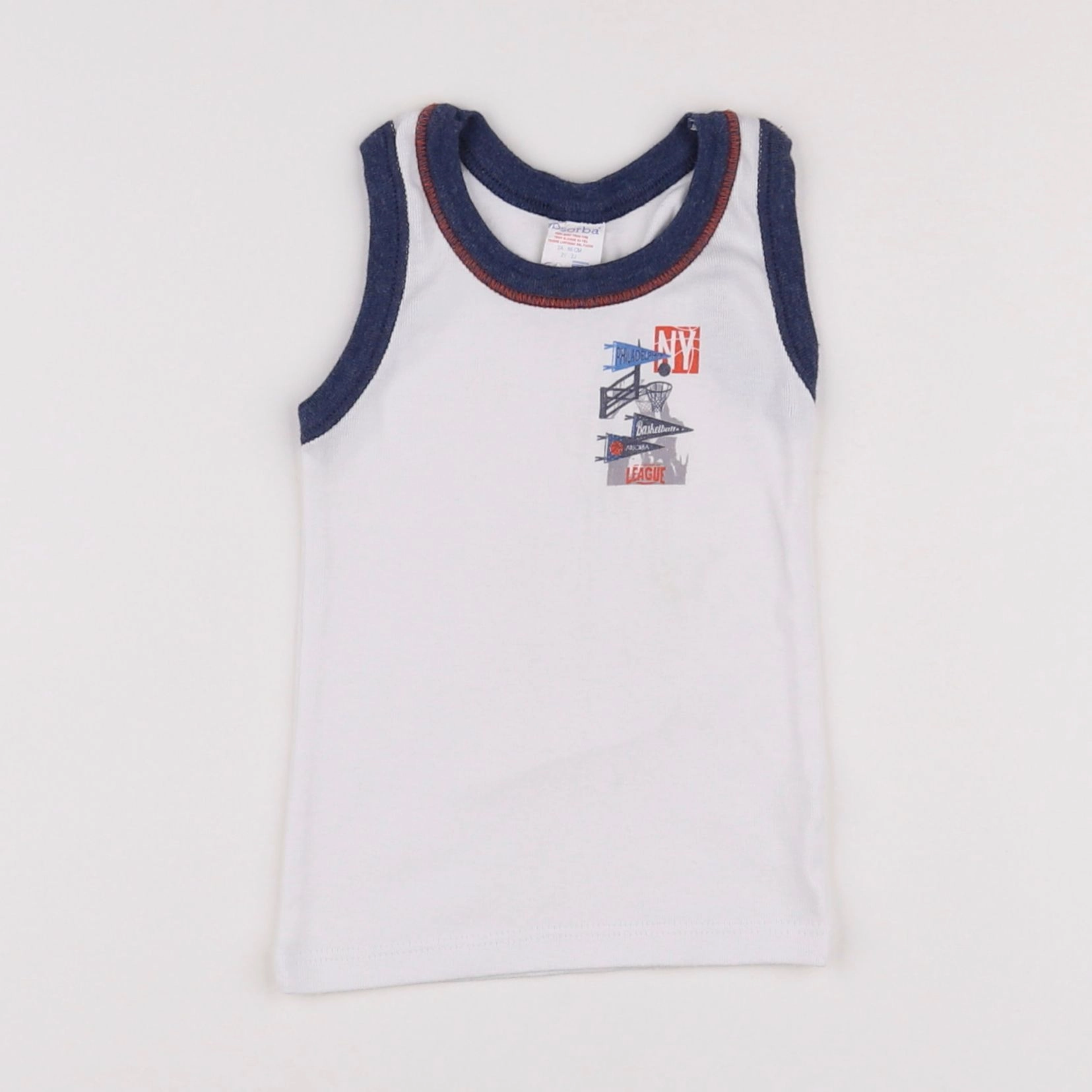 Absorba - maillot de corps blanc - 2 ans