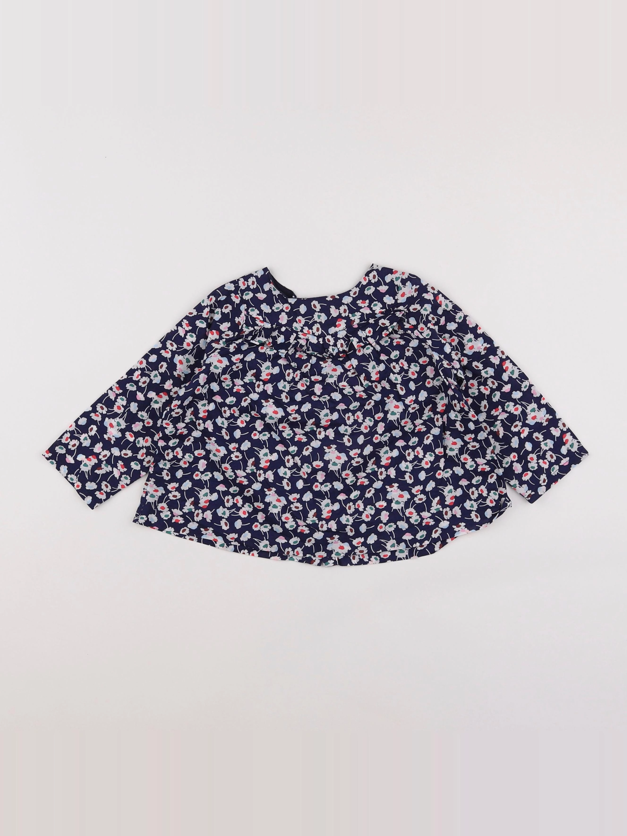 Jacadi - blouse liberty multicolore - 18 mois