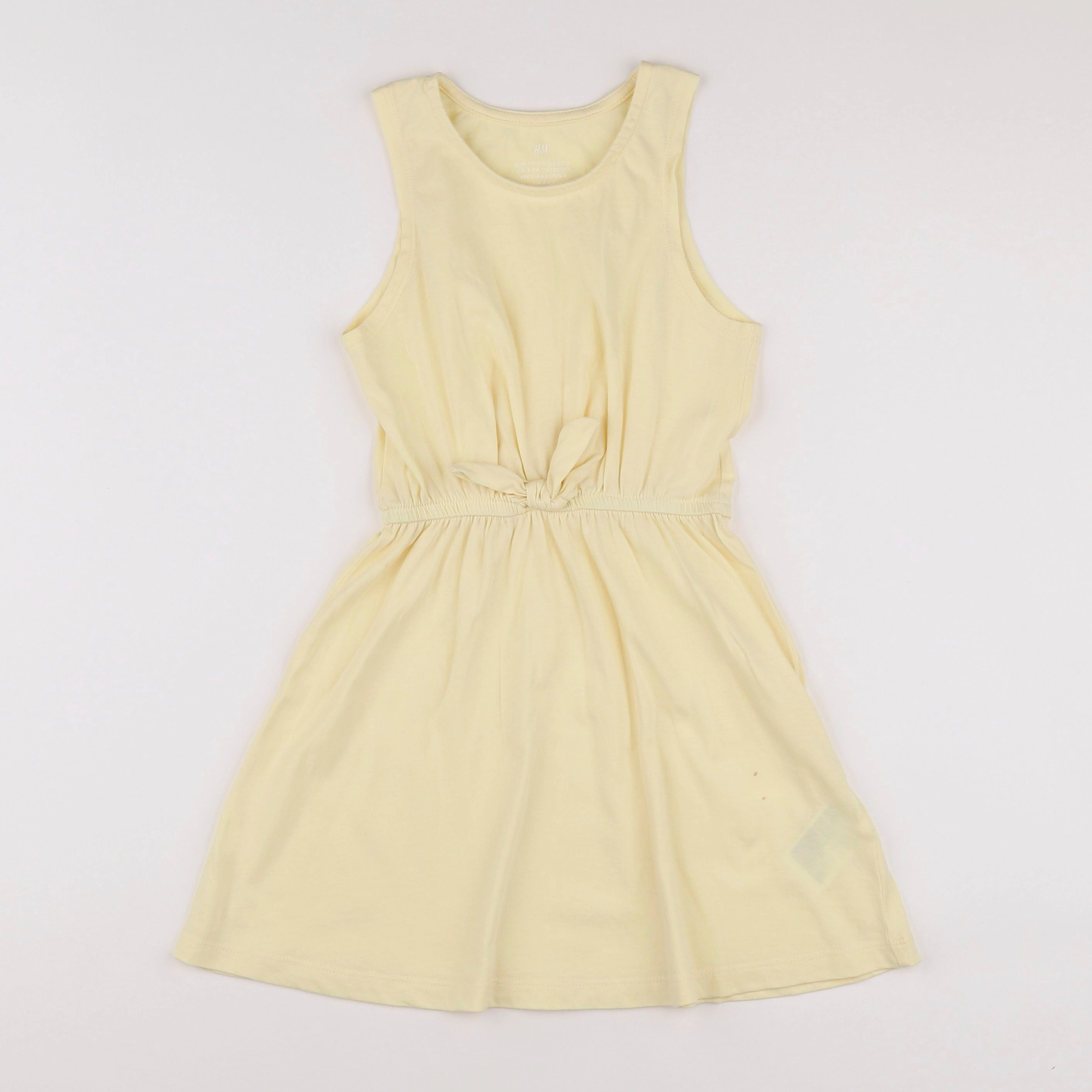 H&M - robe jaune - 4/6 ans