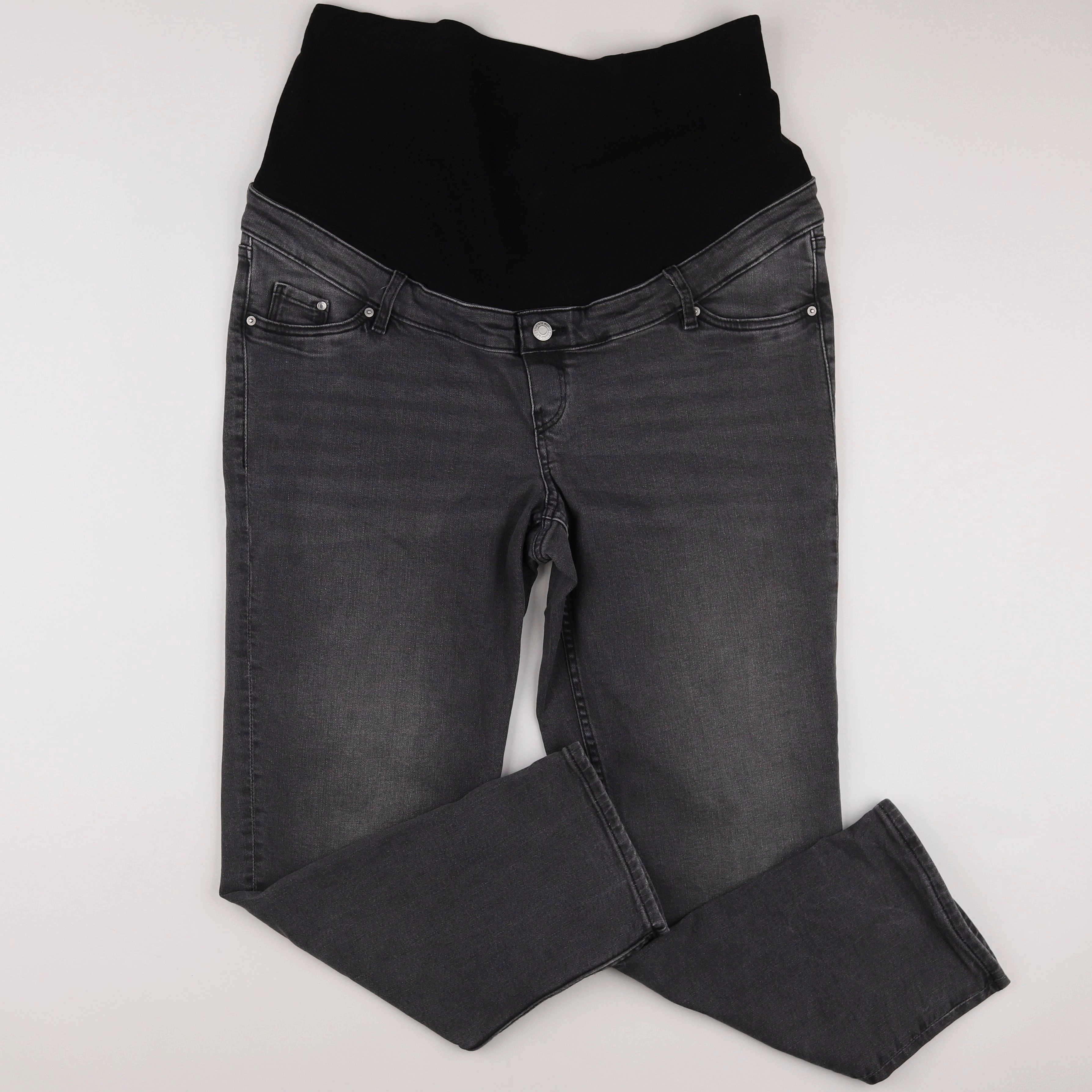 H&M - jean grossesse gris - 40