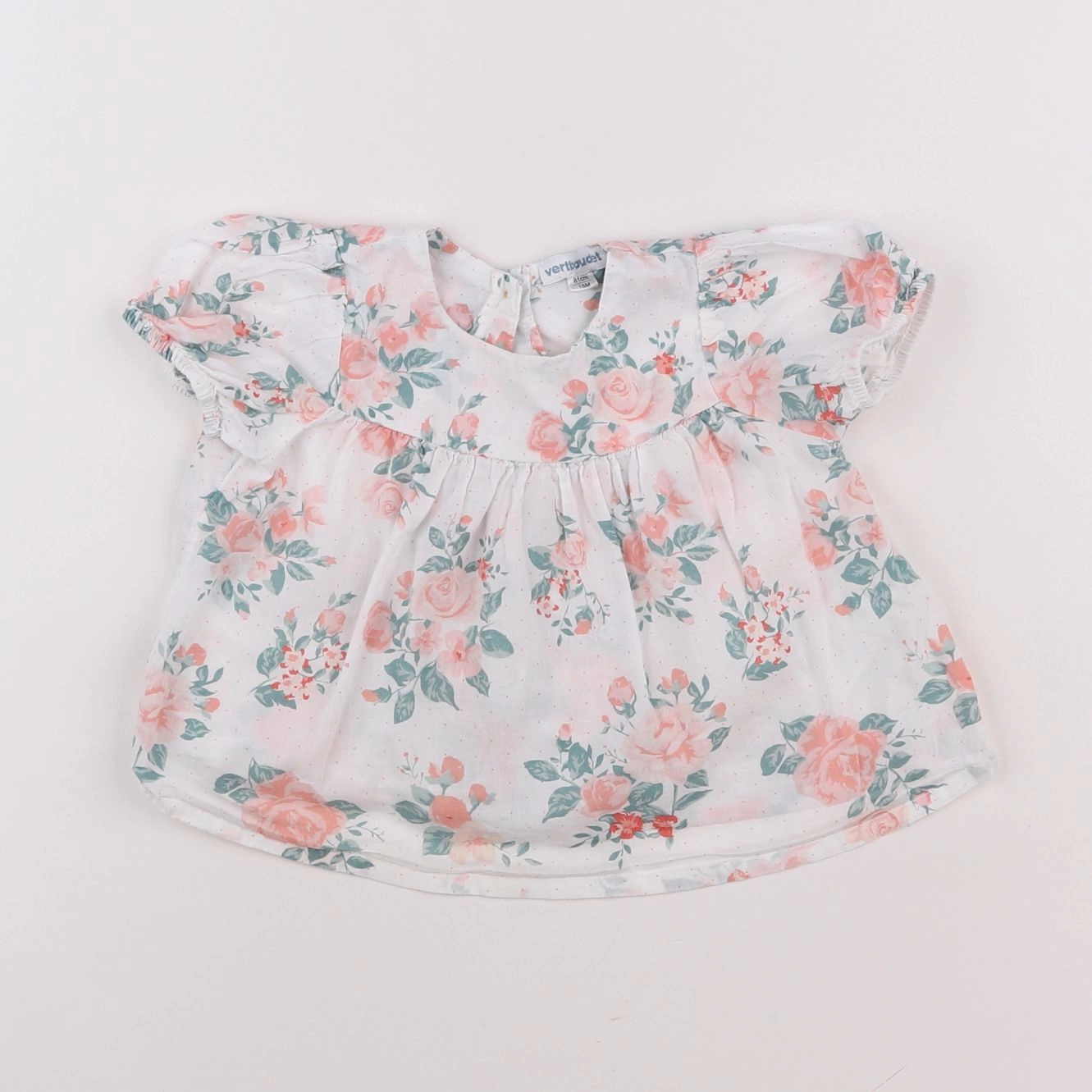 Vertbaudet - blouse blanc - 18 mois