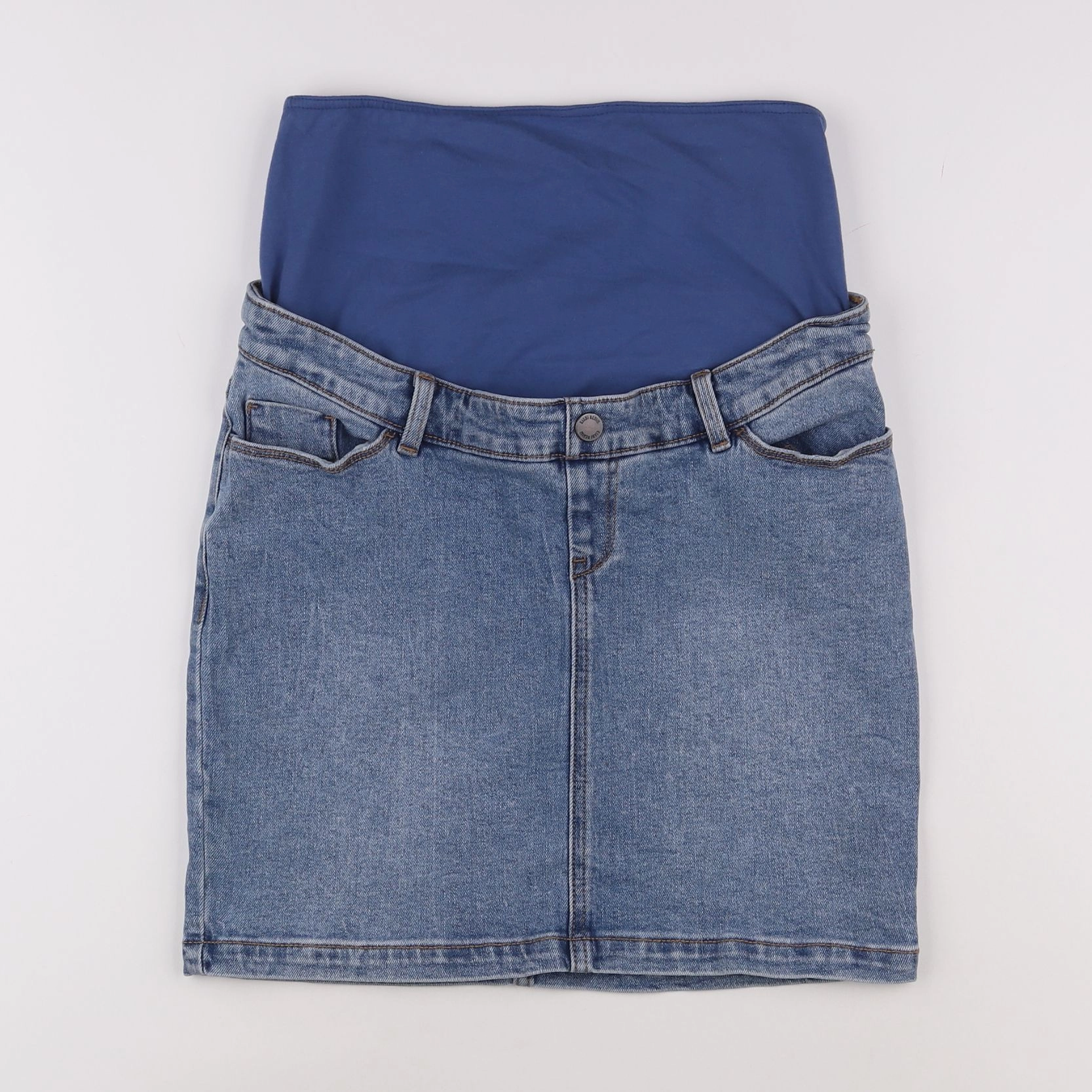 Kiabi - jupe grossesse bleu - 36