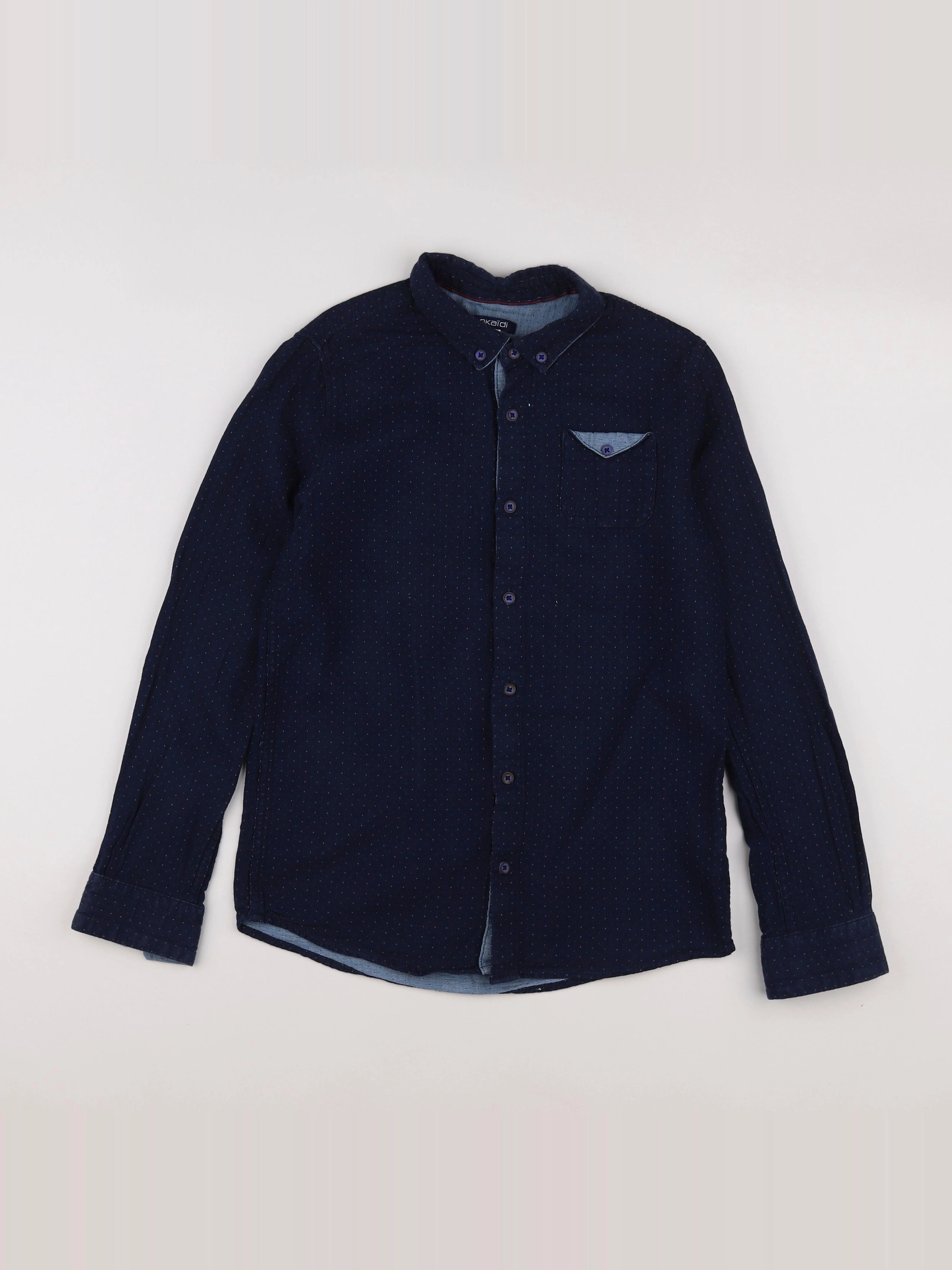 Okaidi - chemise bleu - 12 ans