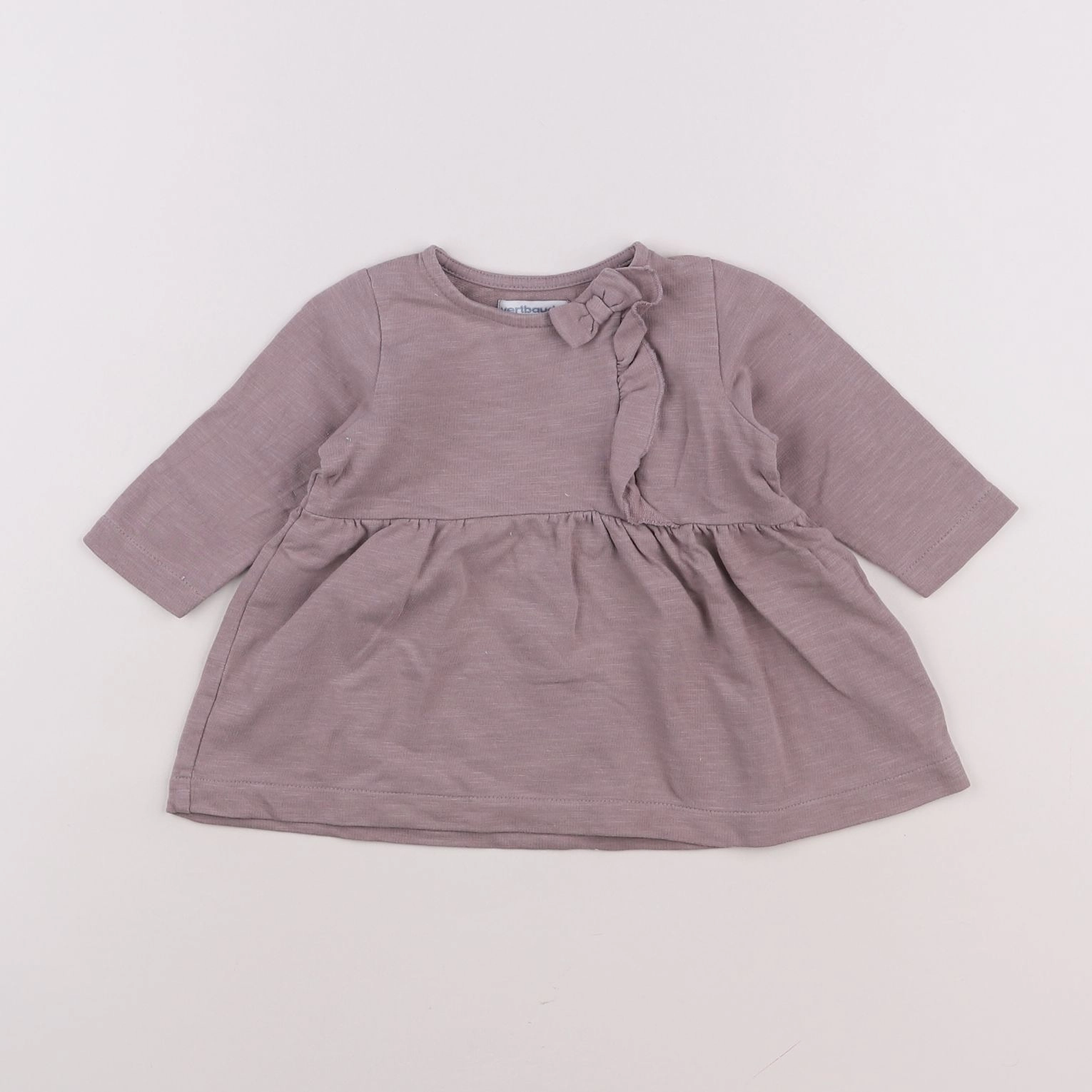 Vertbaudet - robe violet - 6 mois