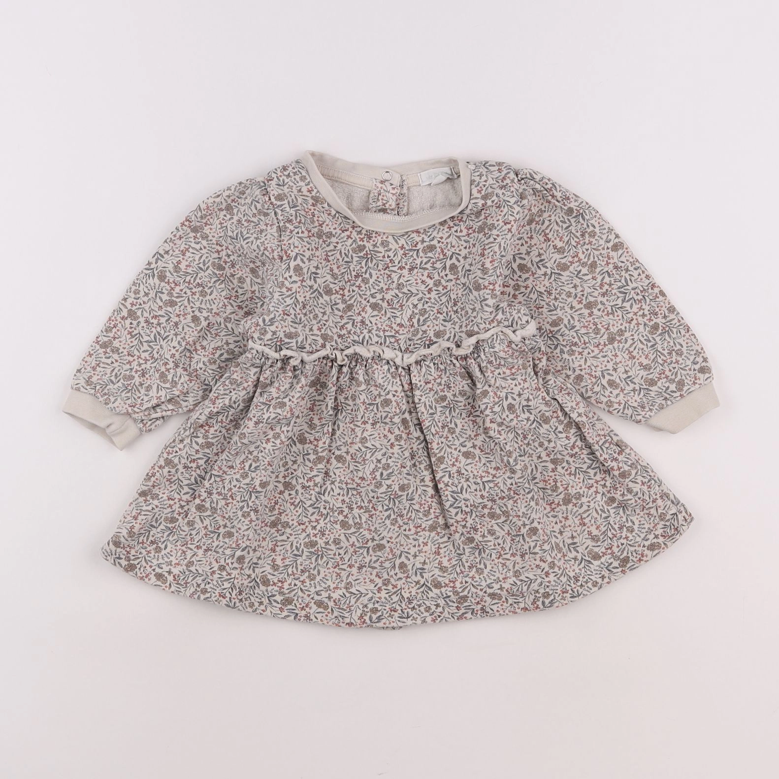 Vertbaudet - robe multicolore - 12 mois