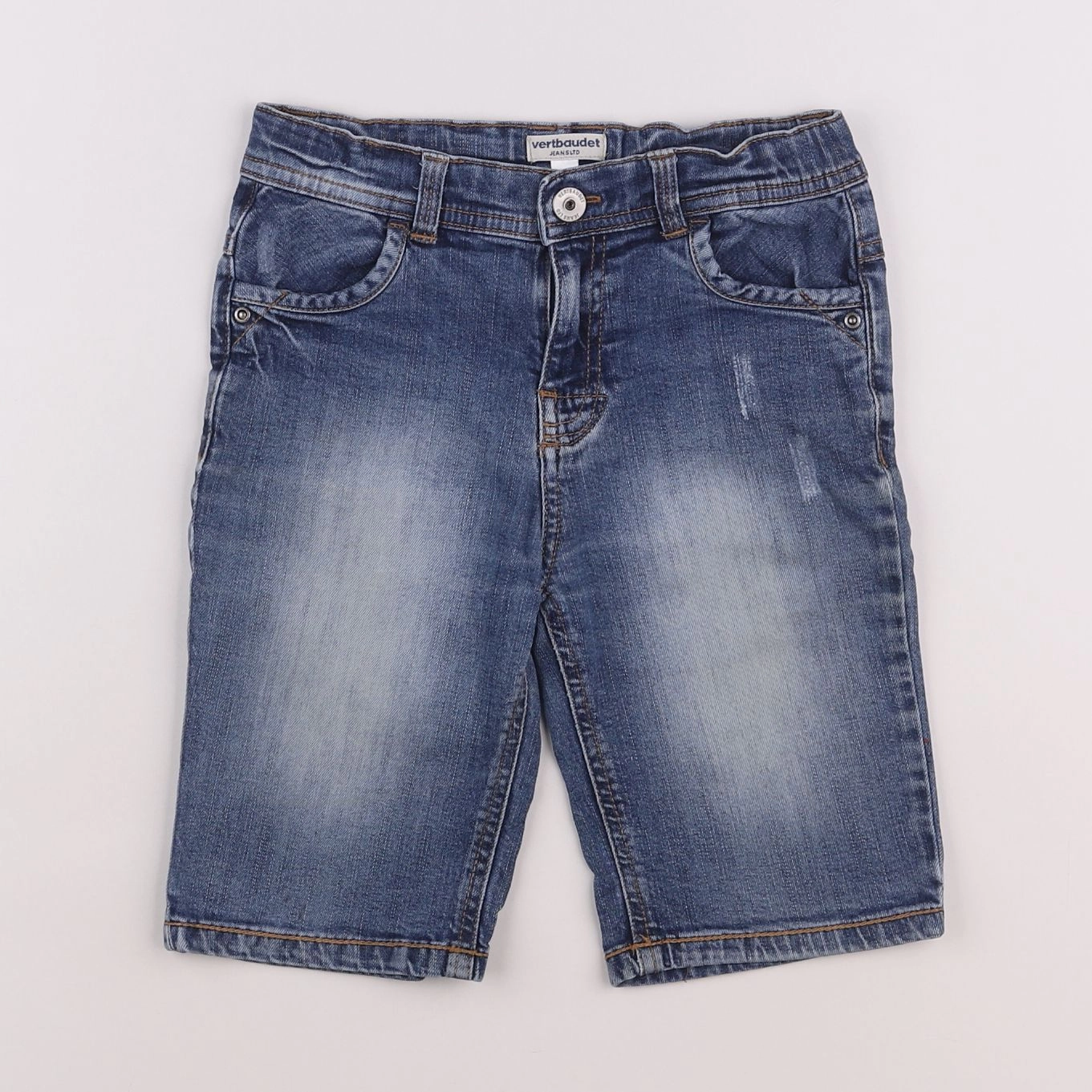 Vertbaudet - short bleu - 8 ans