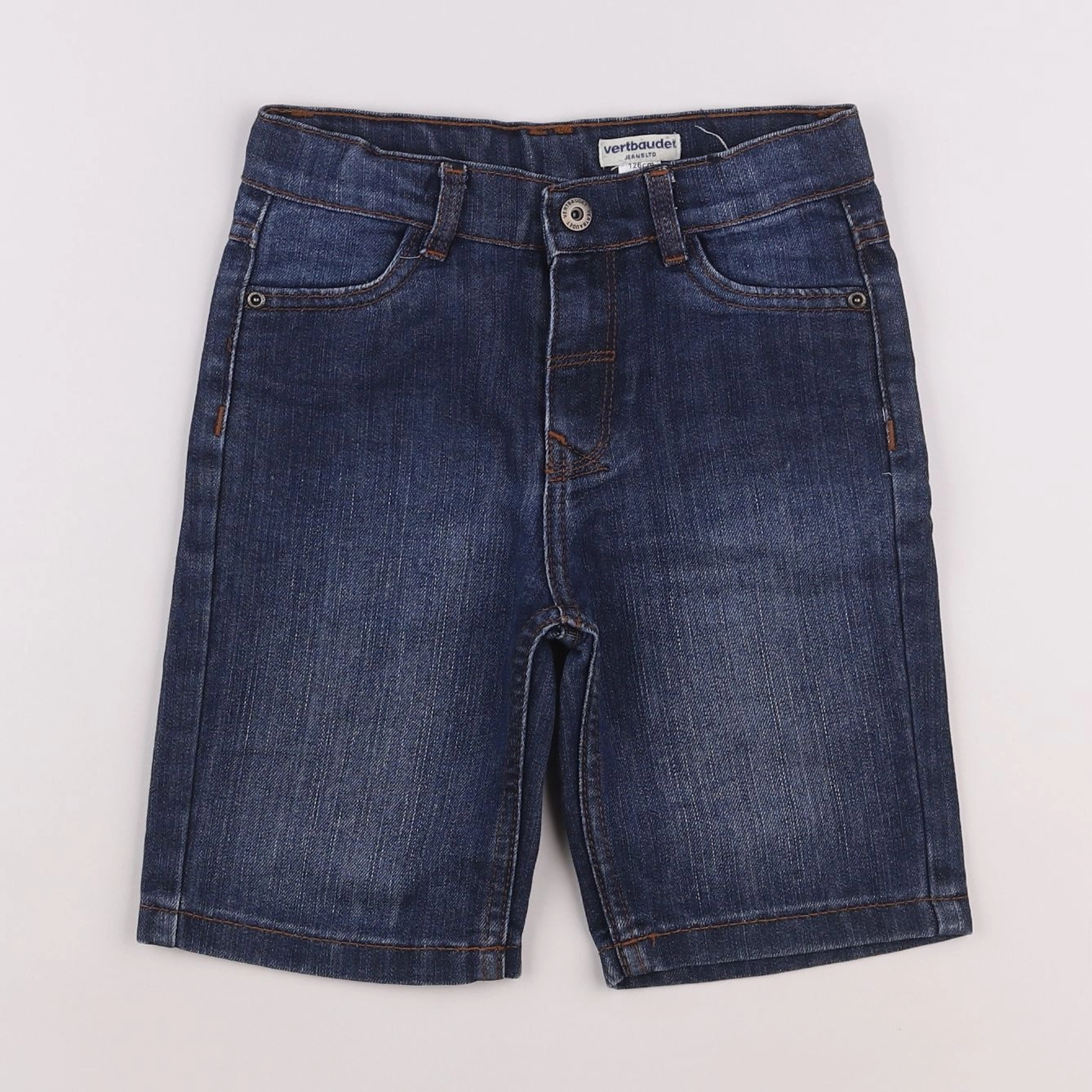 Vertbaudet - short bleu - 8 ans