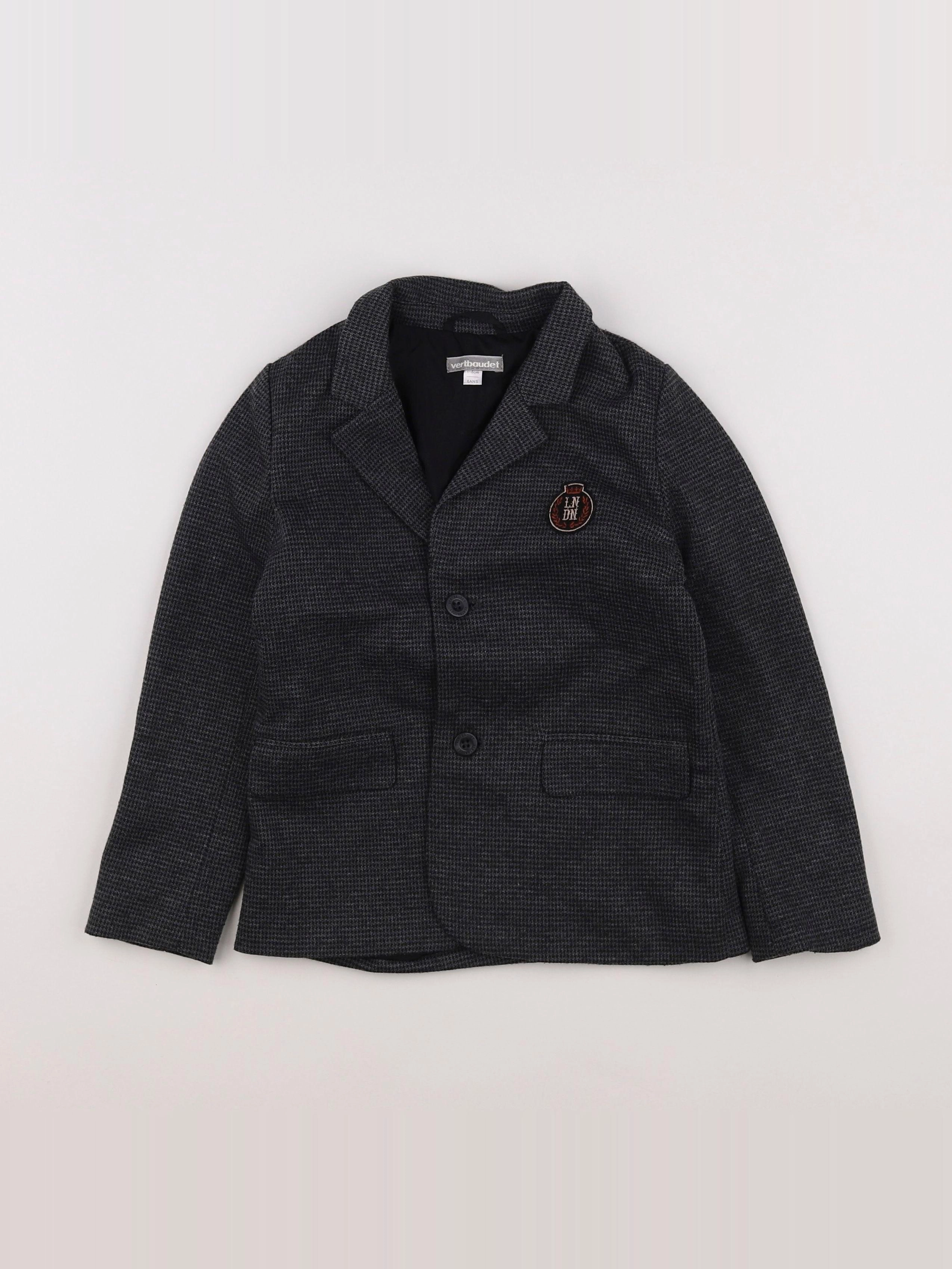 Vertbaudet - veste gris - 6 ans