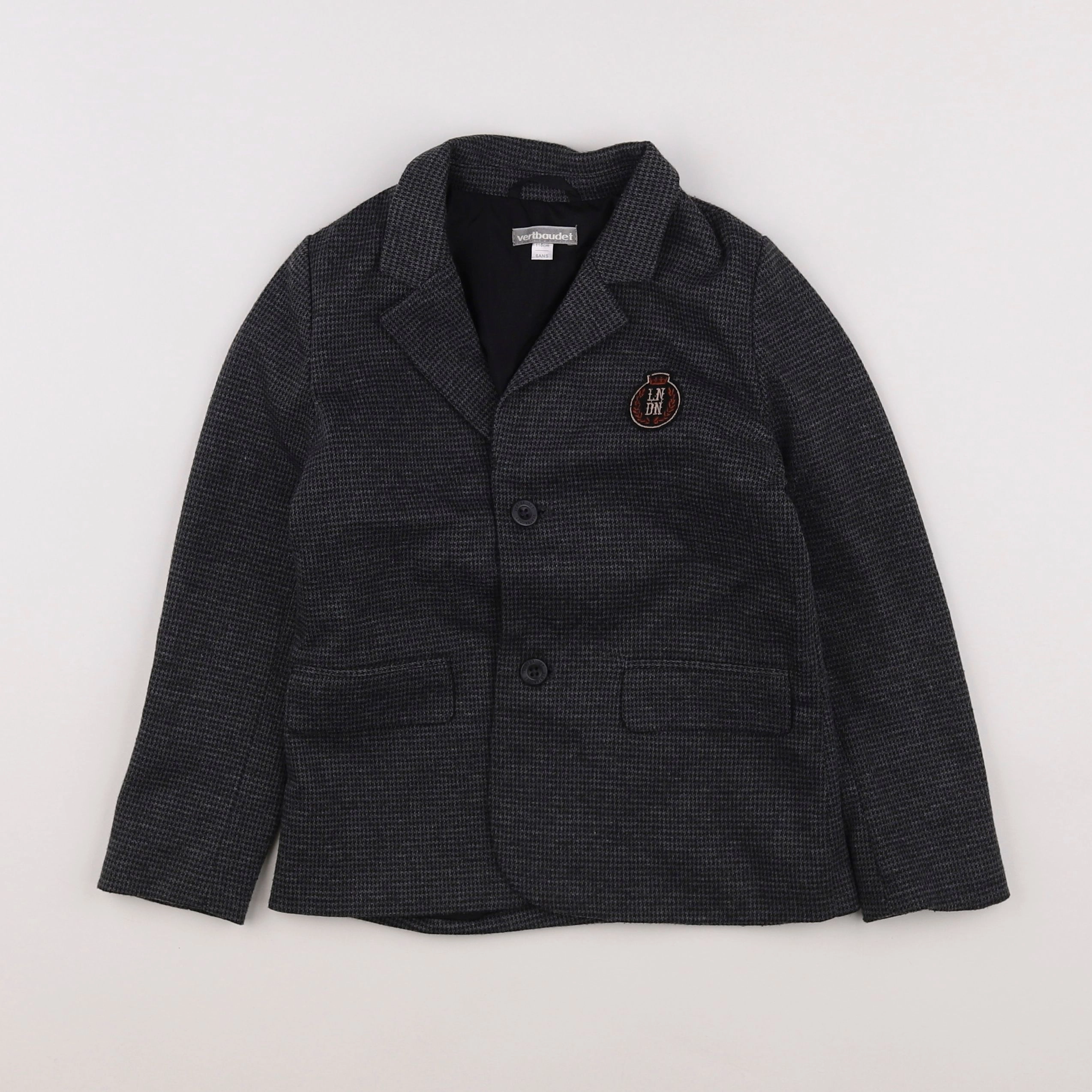 Vertbaudet - veste gris - 6 ans