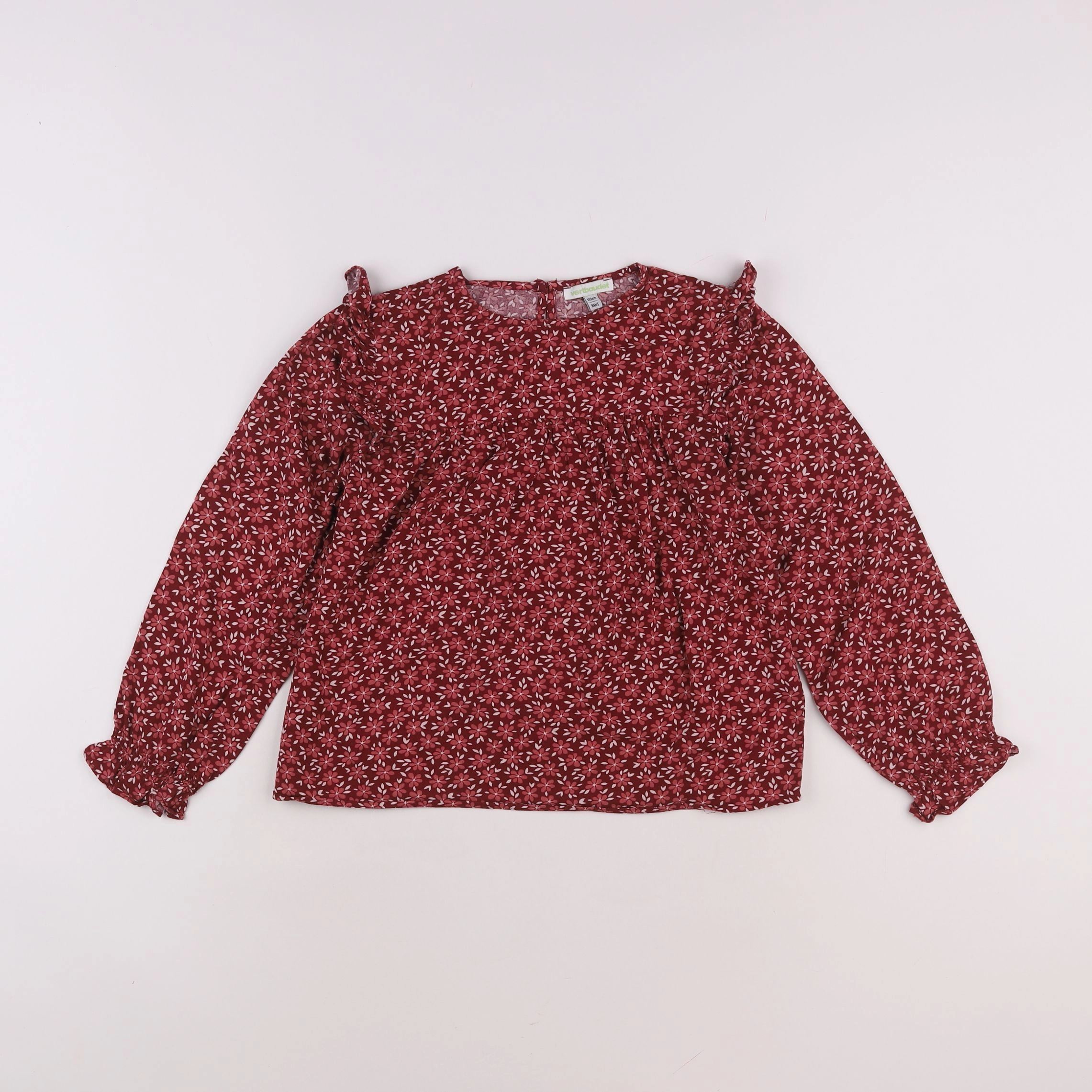 Vertbaudet - blouse rouge - 9 ans