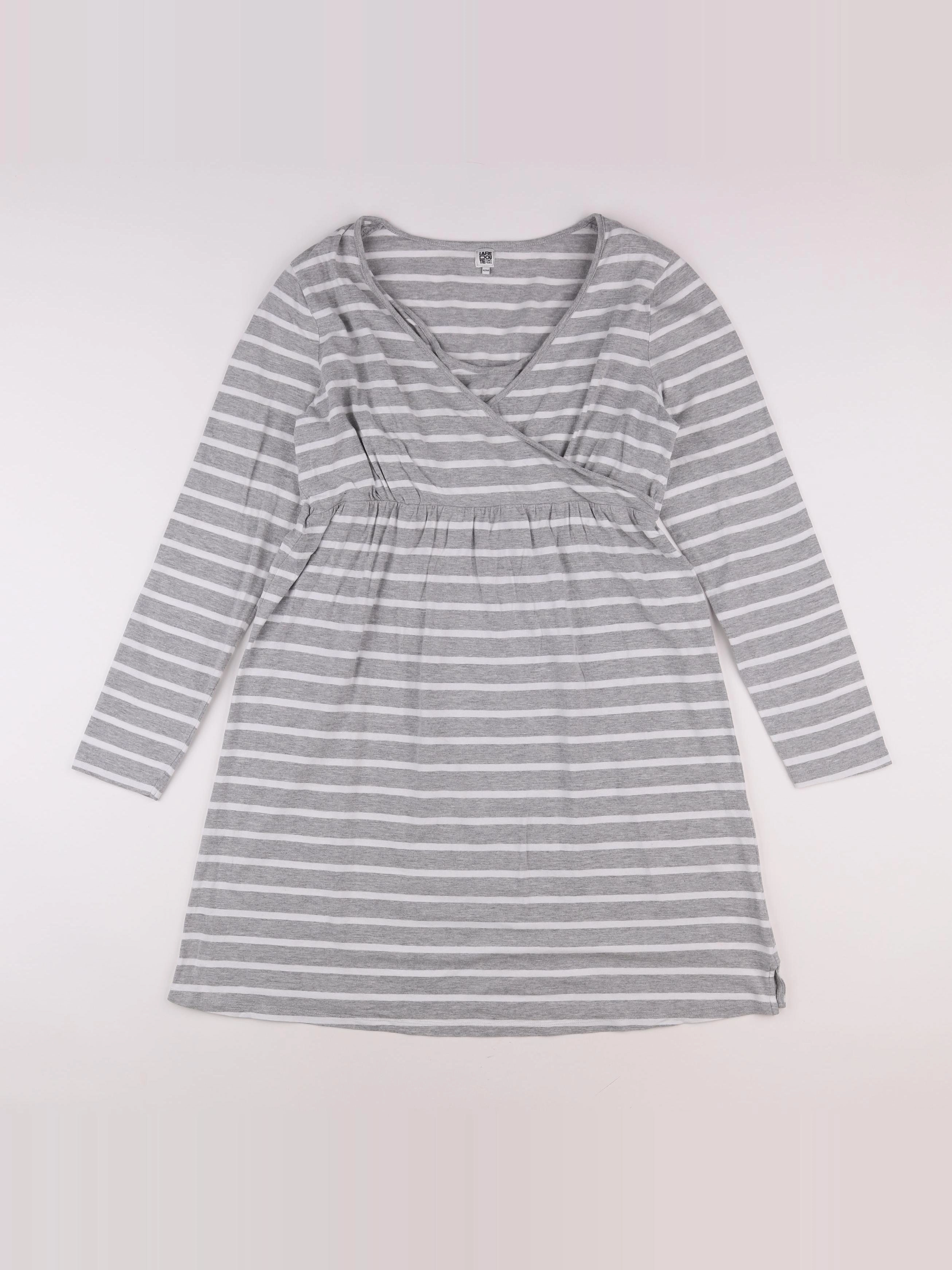 La redoute - tee-shirt grossesse gris - 42 à 44