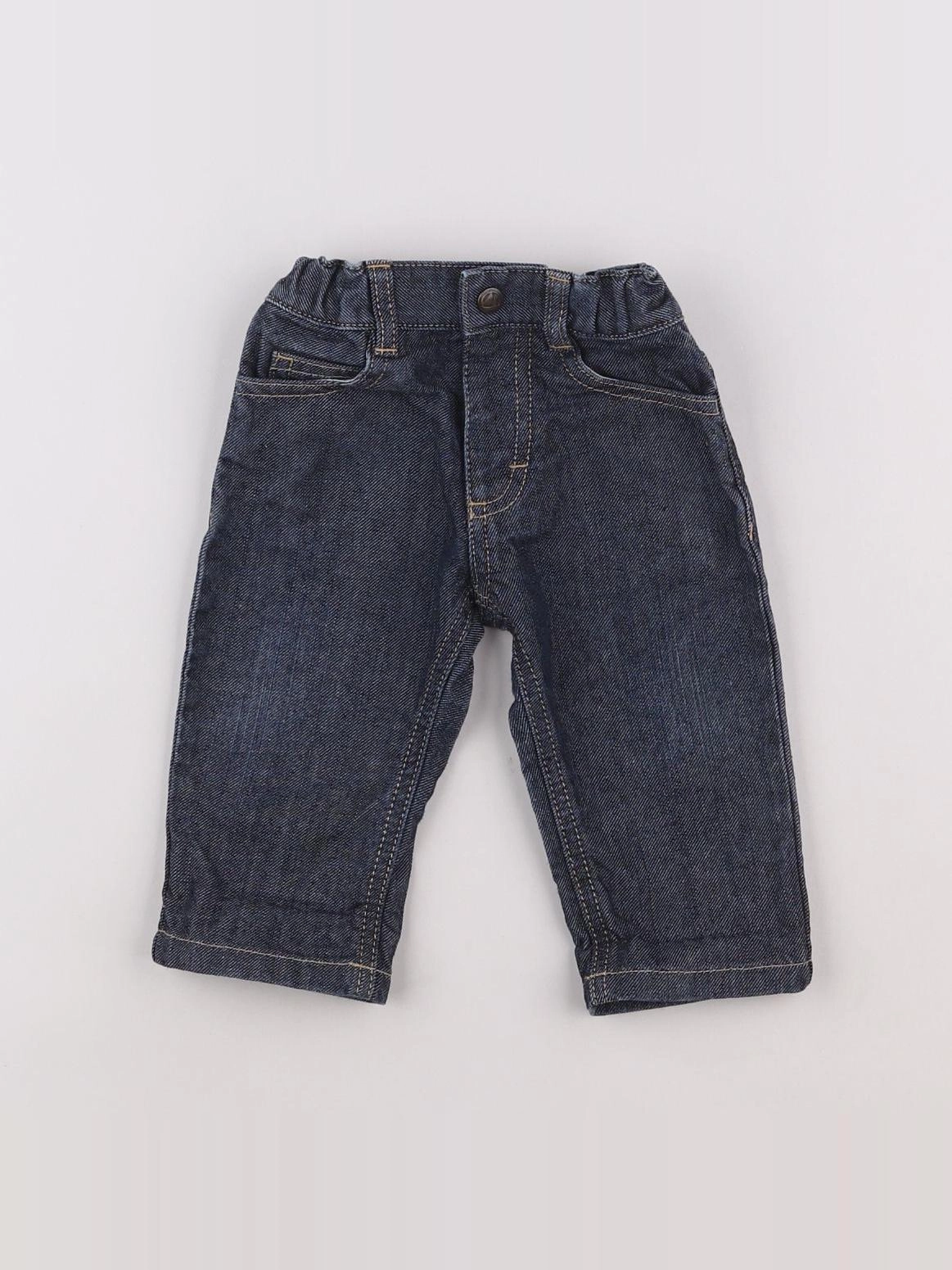 Petit Bateau - jean bleu - 6 mois