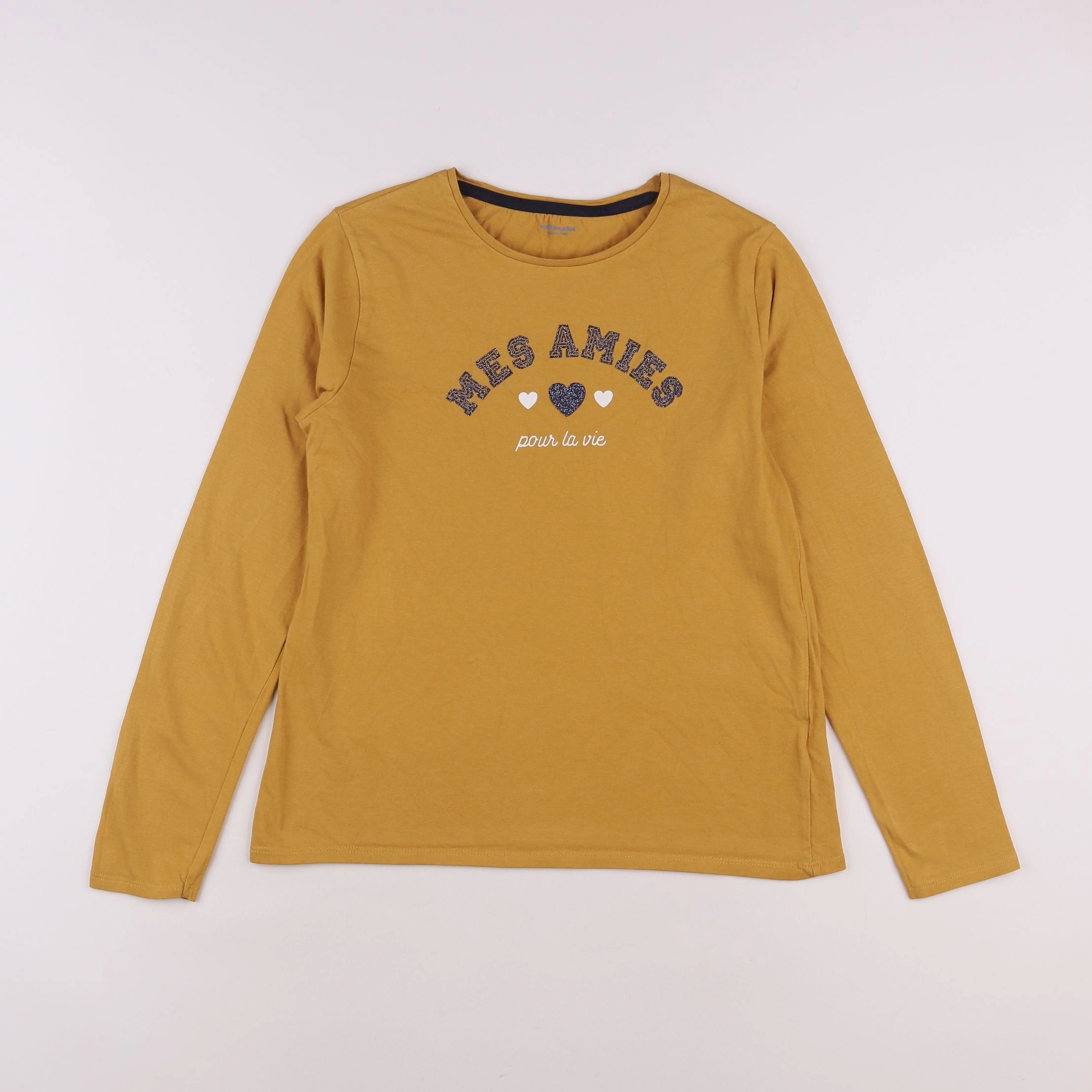 Vertbaudet - tee-shirt jaune - 14 ans