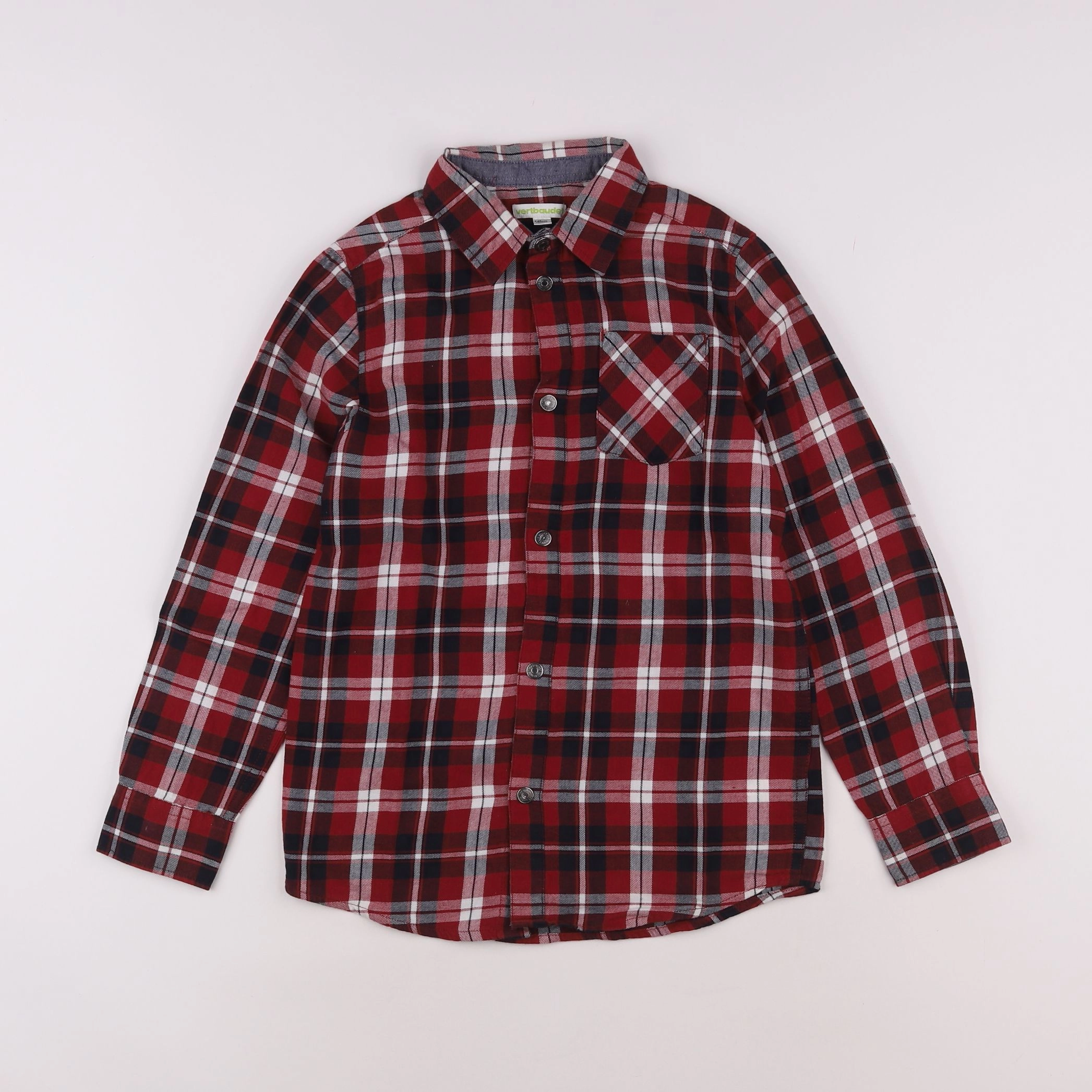 Vertbaudet - chemise multicolore - 10 ans