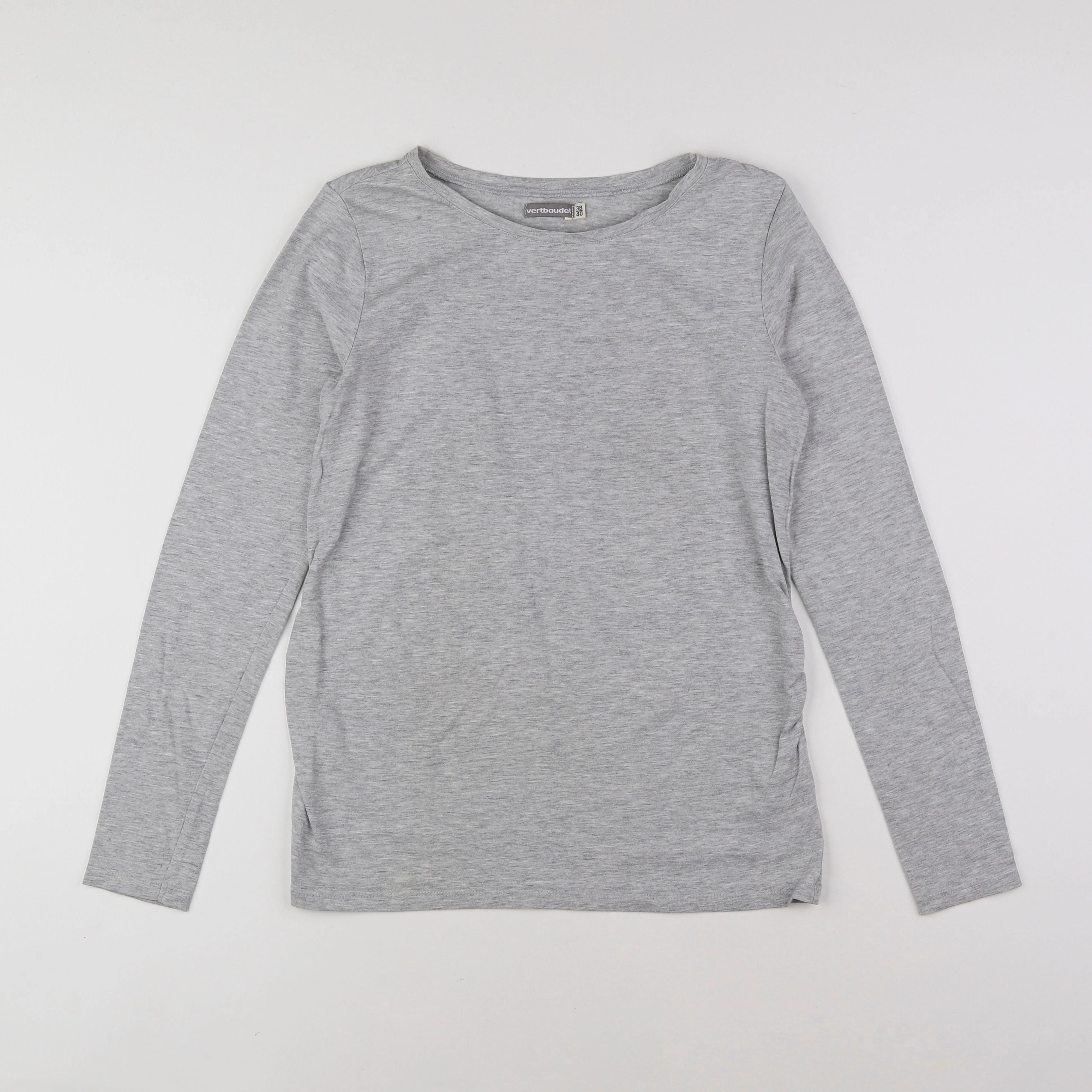 Vertbaudet - tee-shirt grossesse gris - 38 à 40