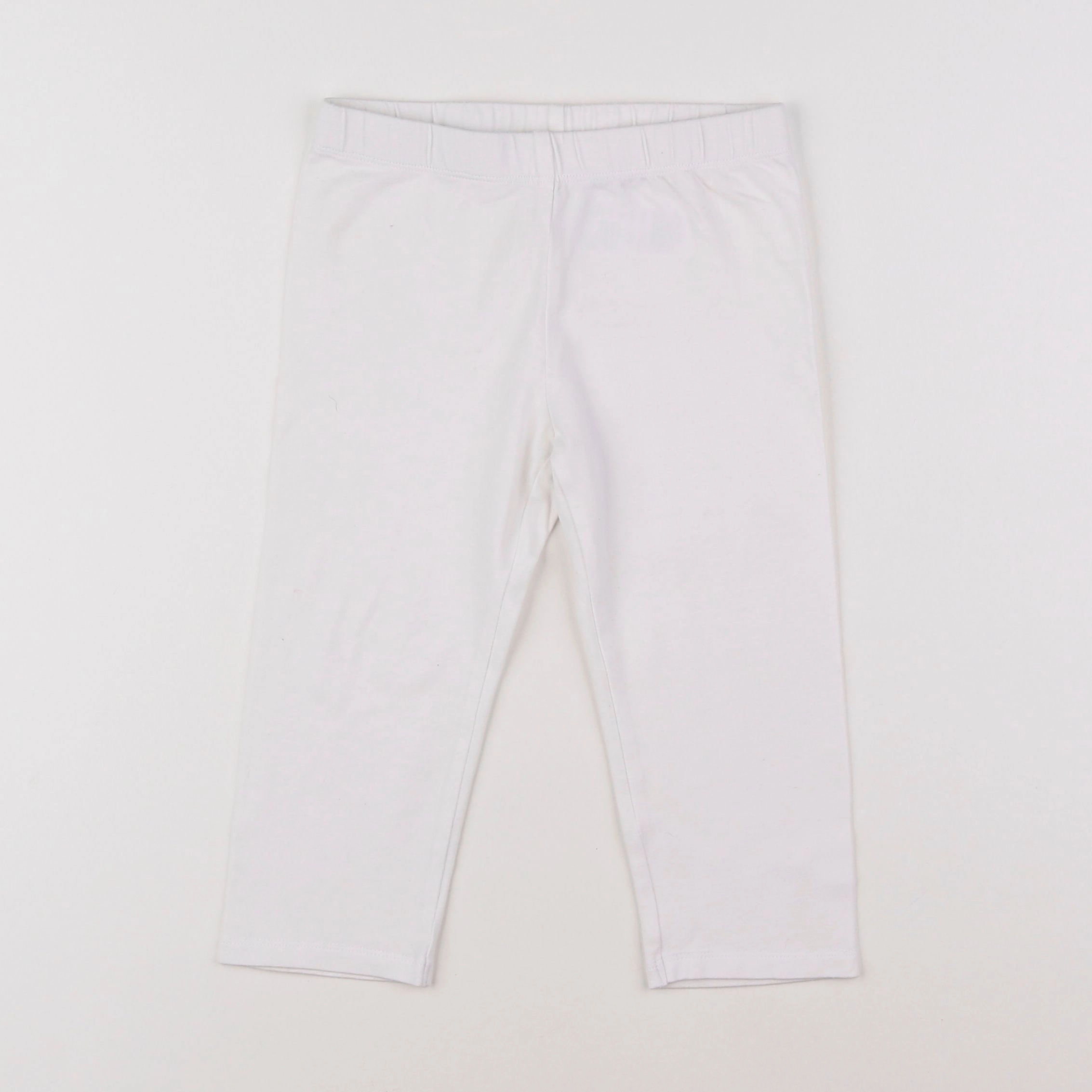 Vertbaudet - legging court blanc - 8 ans