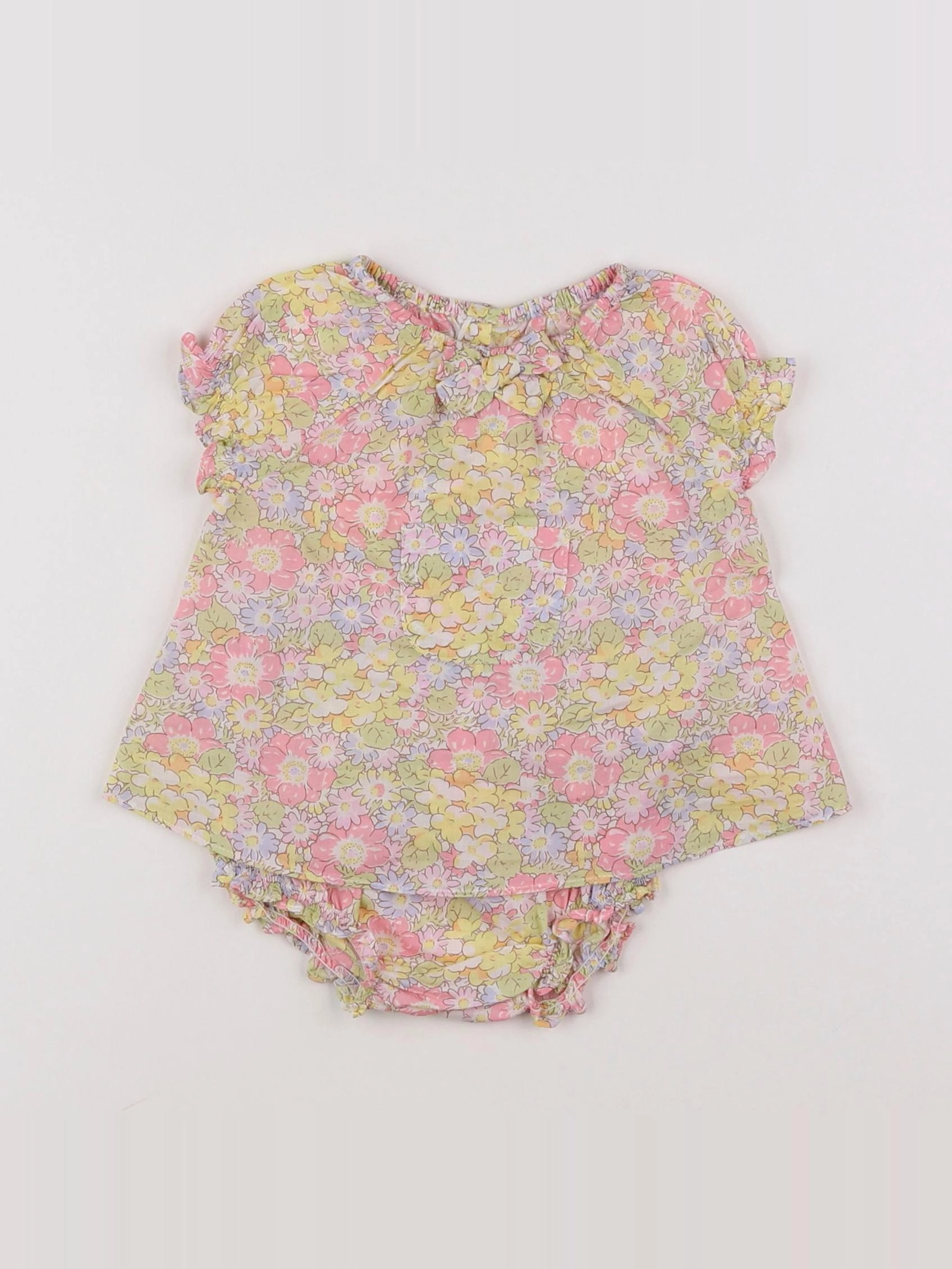 Jacadi - robe liberty multicolore - 6 mois