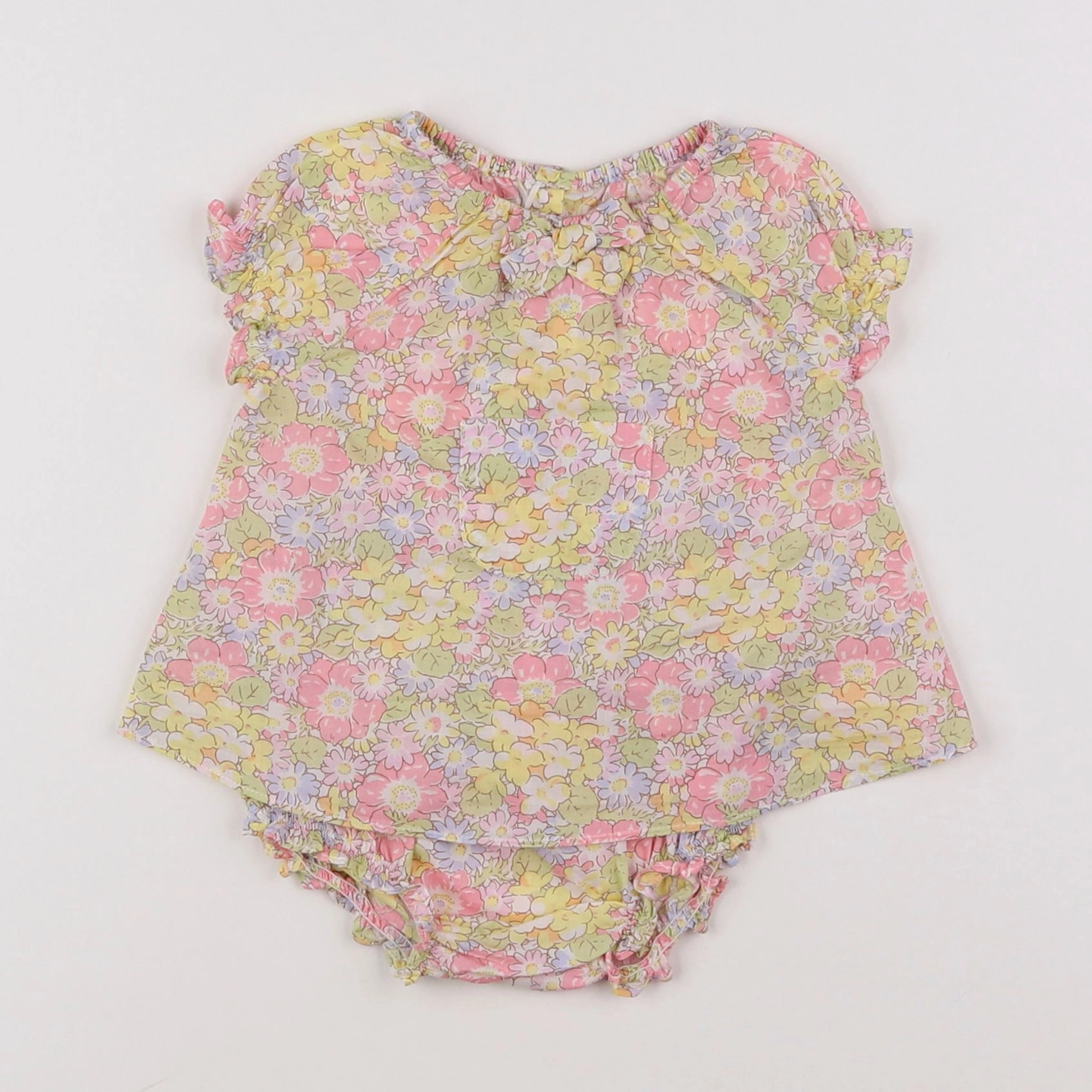 Jacadi - robe liberty multicolore - 6 mois
