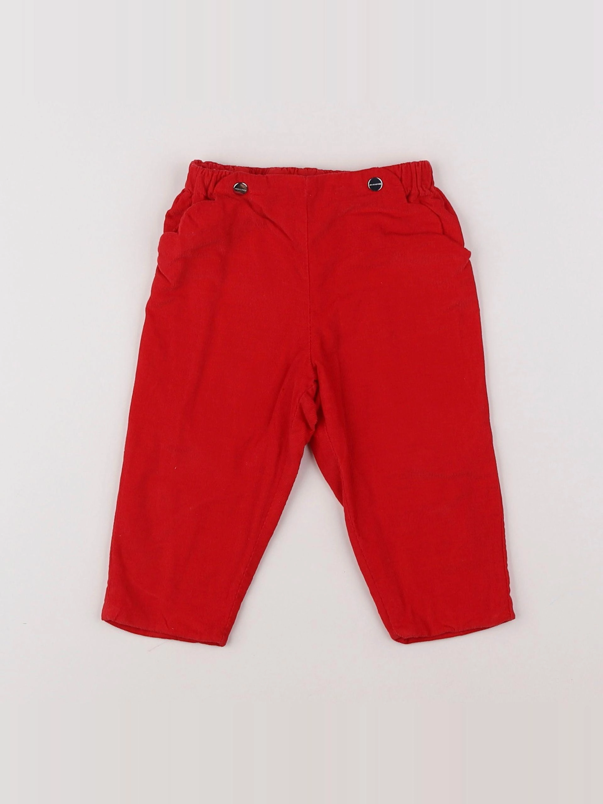 Jacadi - pantalon rouge - 12 mois