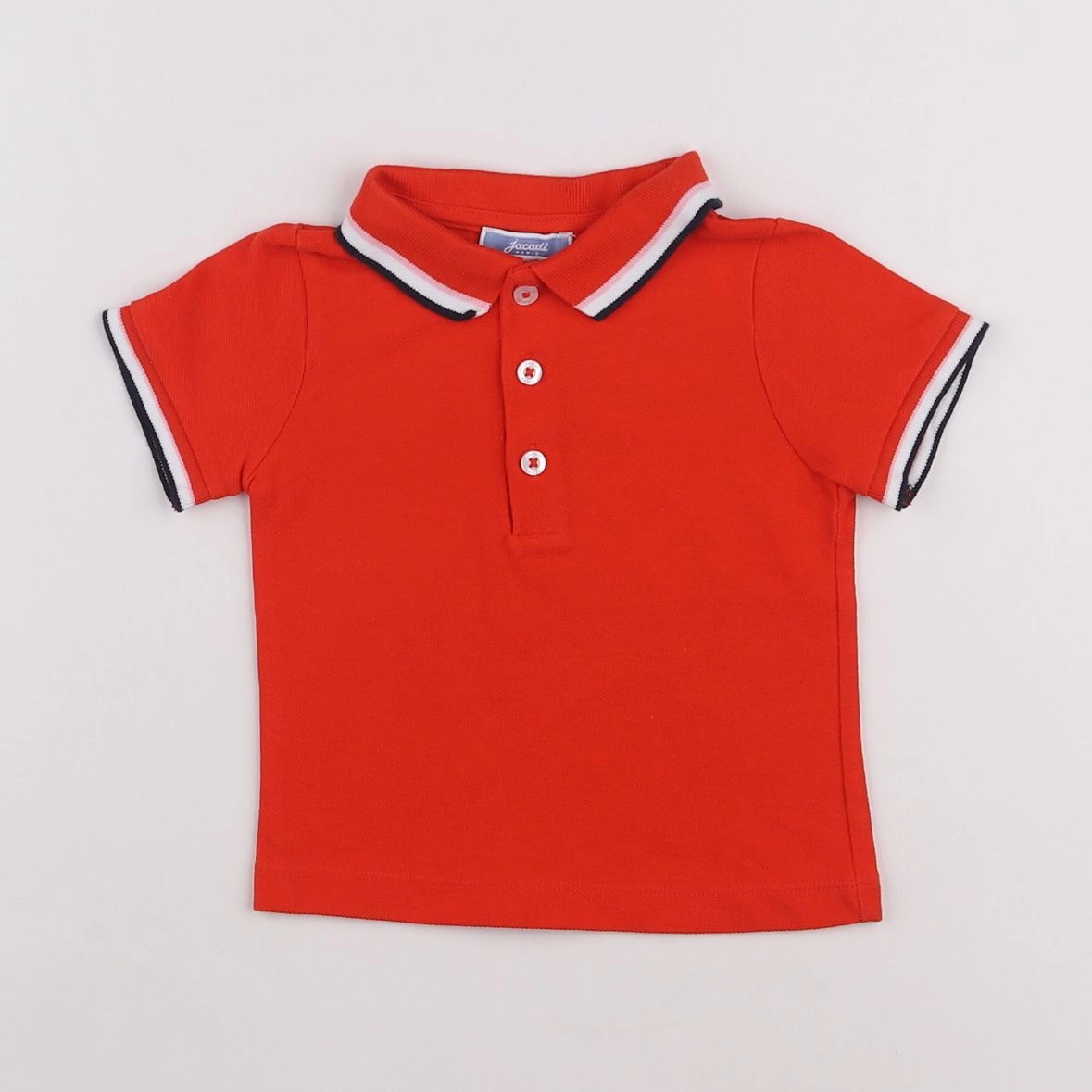 Jacadi - polo rouge - 12 mois