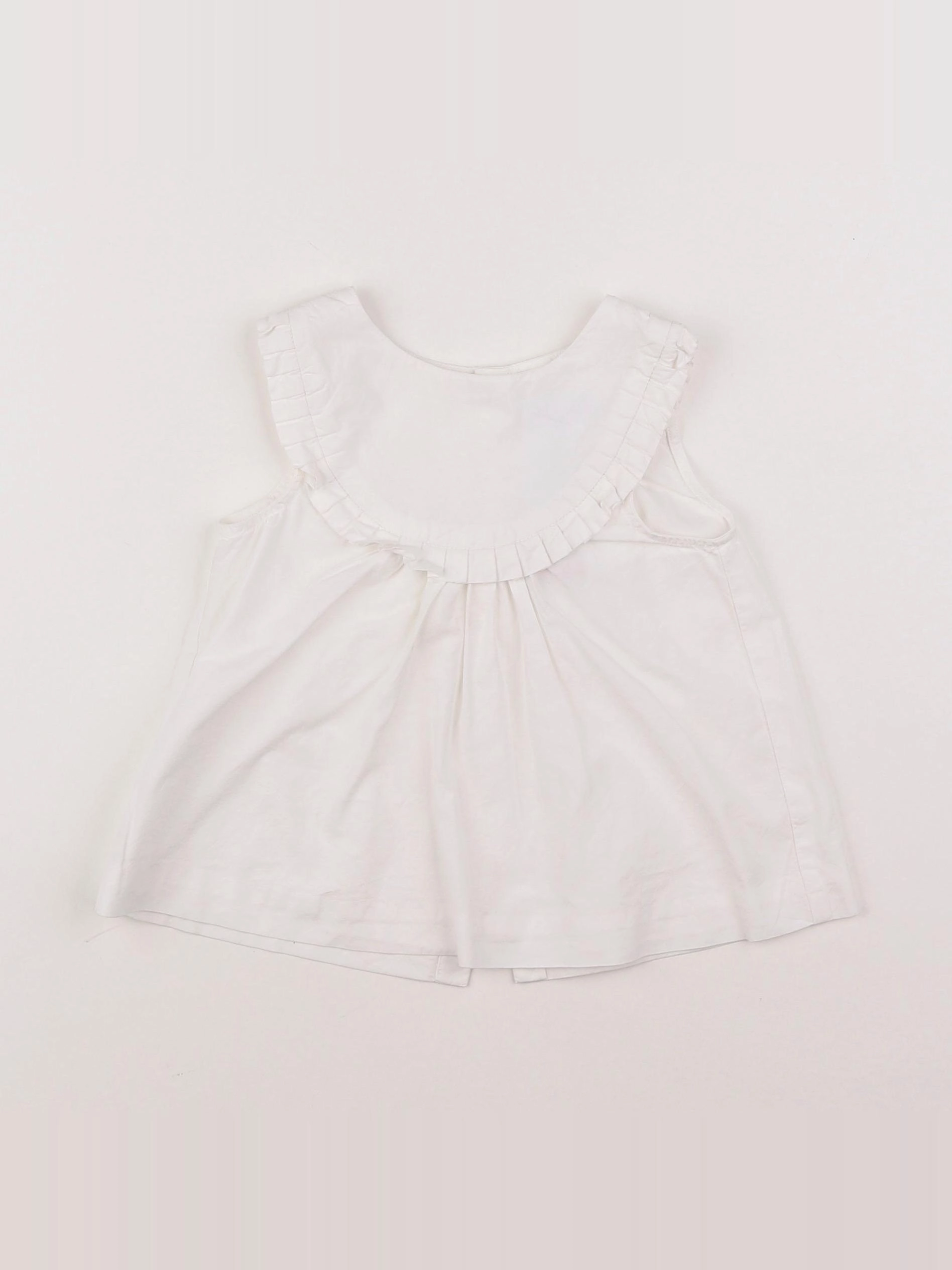 Jacadi - blouse blanc - 18 mois