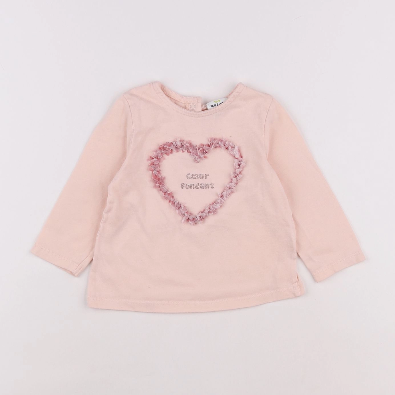 Tape à l'oeil - tee-shirt rose - 12 mois