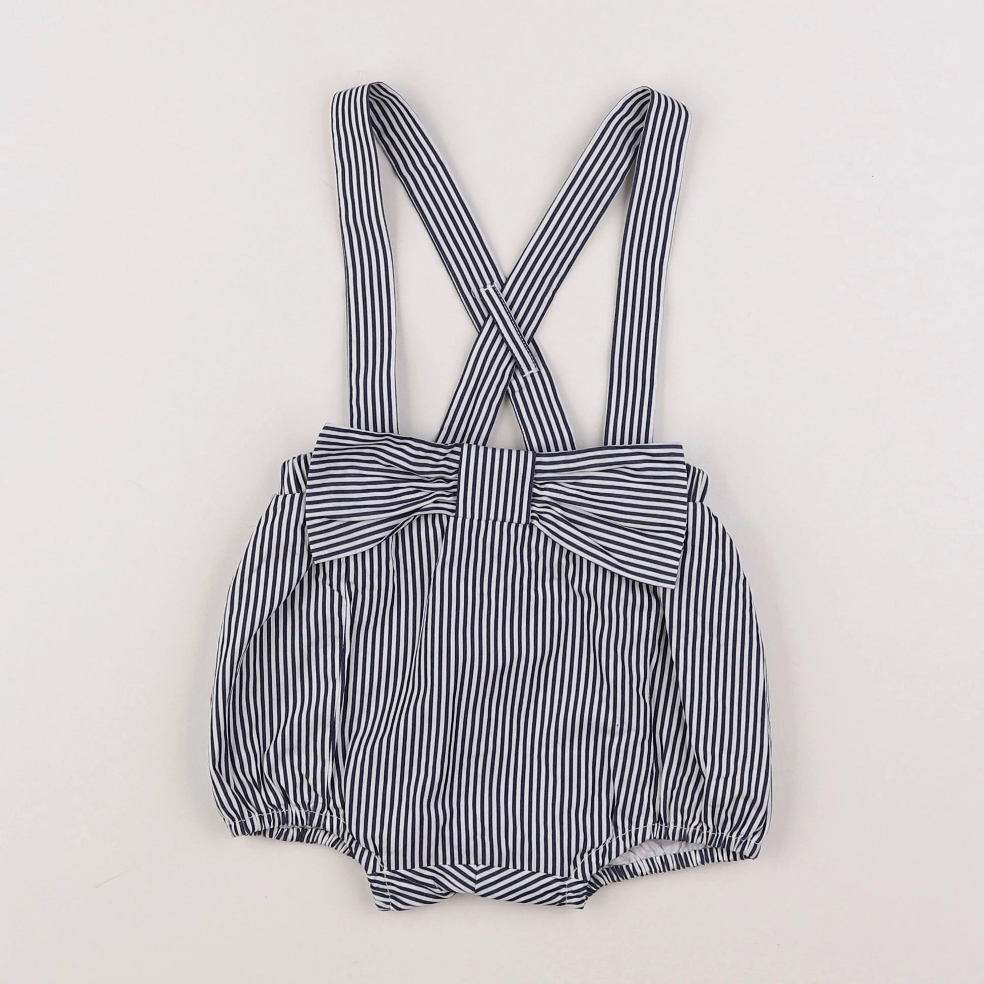 Jacadi - bloomer bleu, blanc - 12 mois