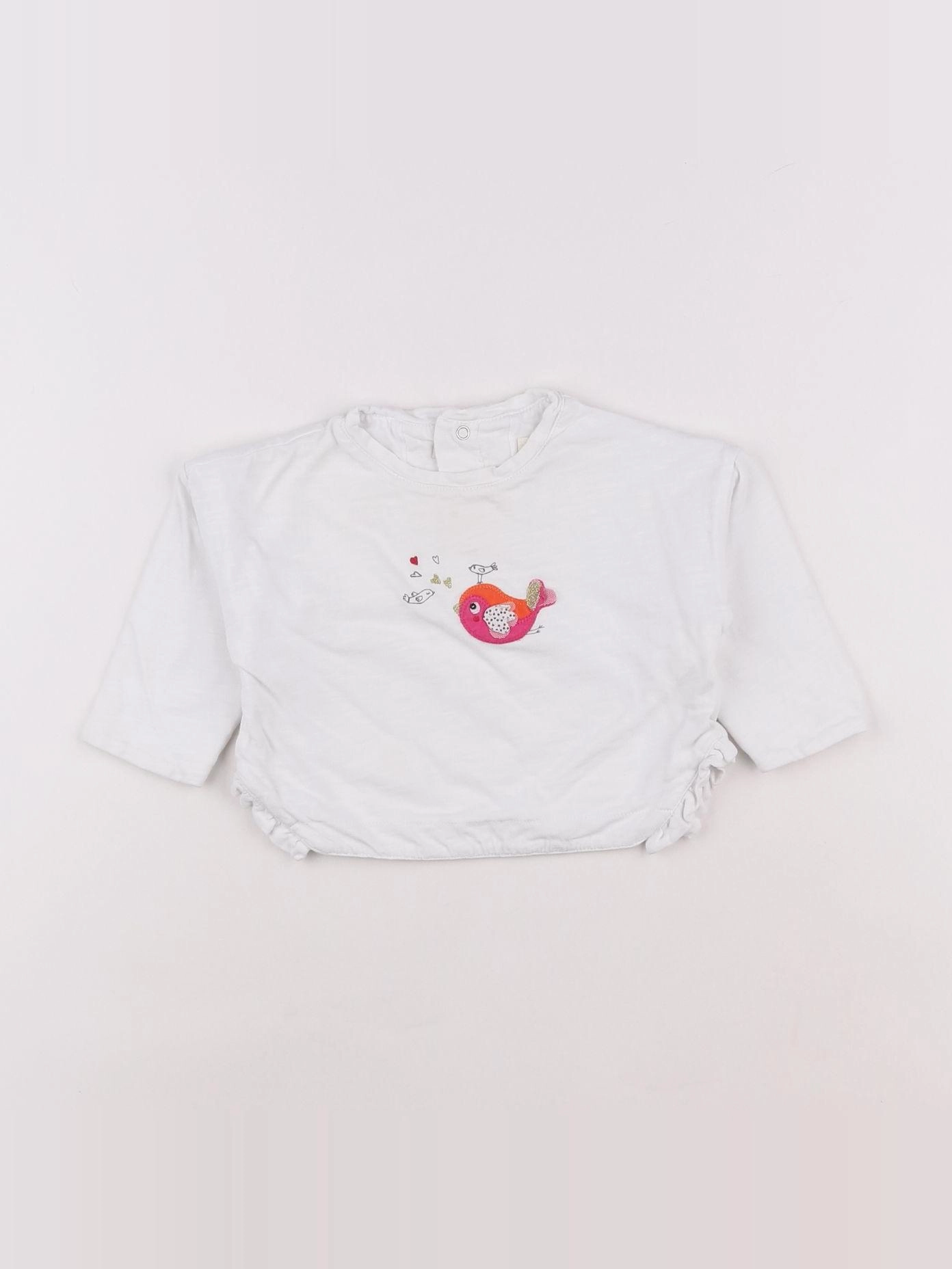 Catimini - tee-shirt blanc - 12 mois
