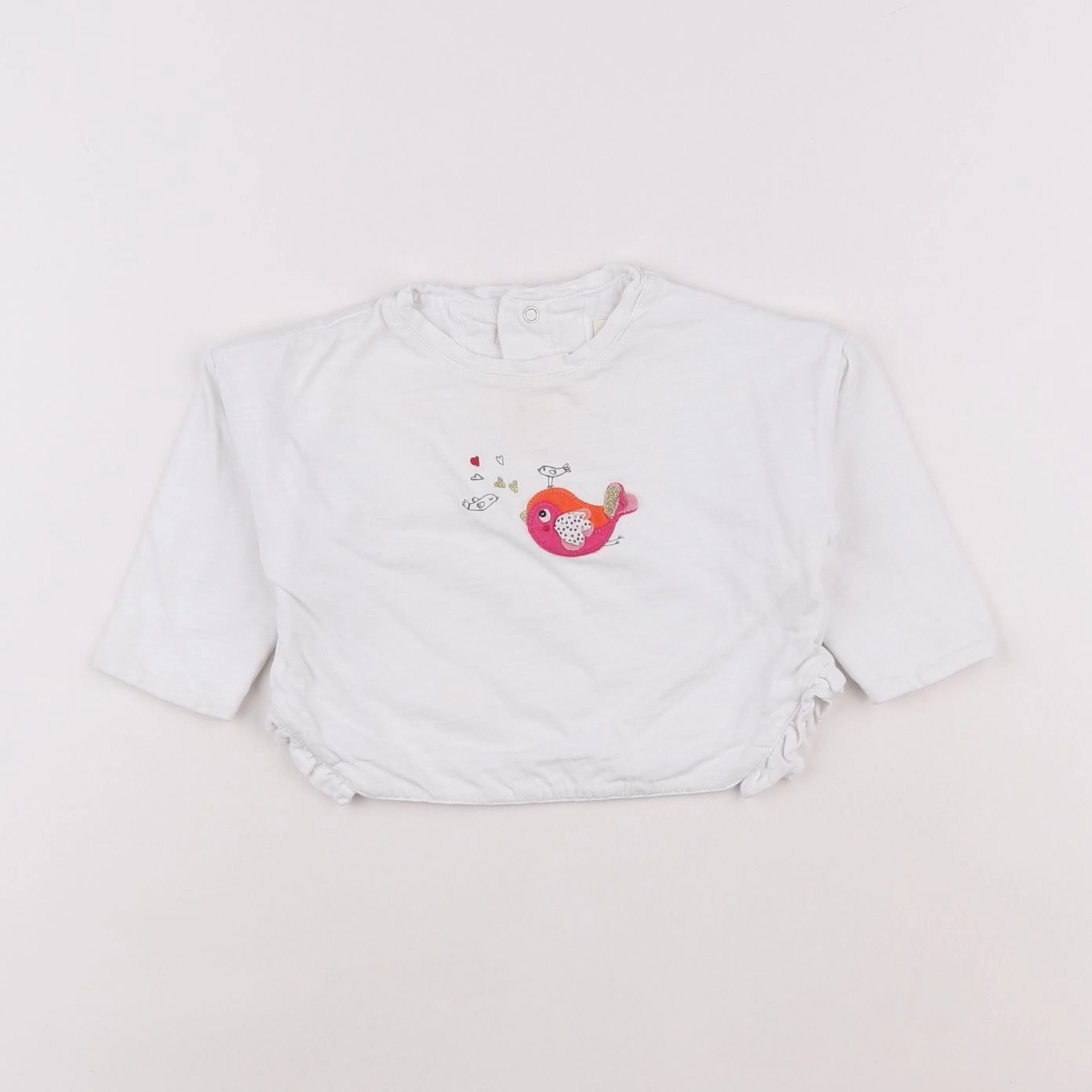 Catimini - tee-shirt blanc - 12 mois