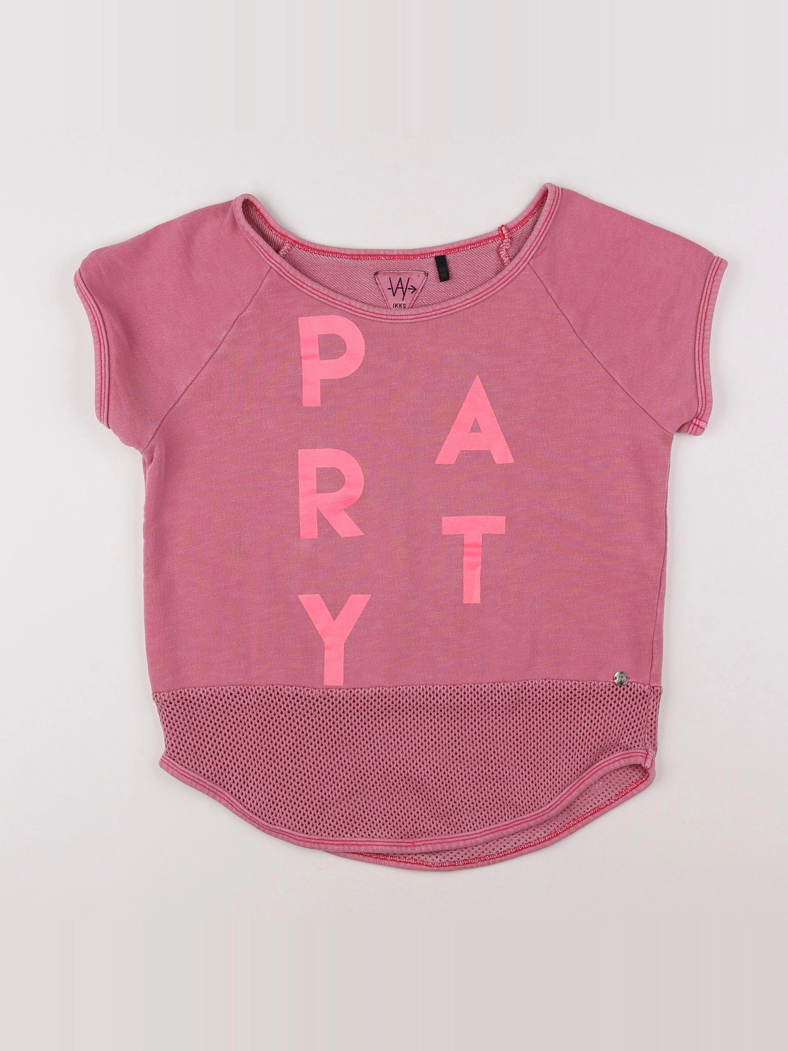 IKKS - sweat rose - 12 ans