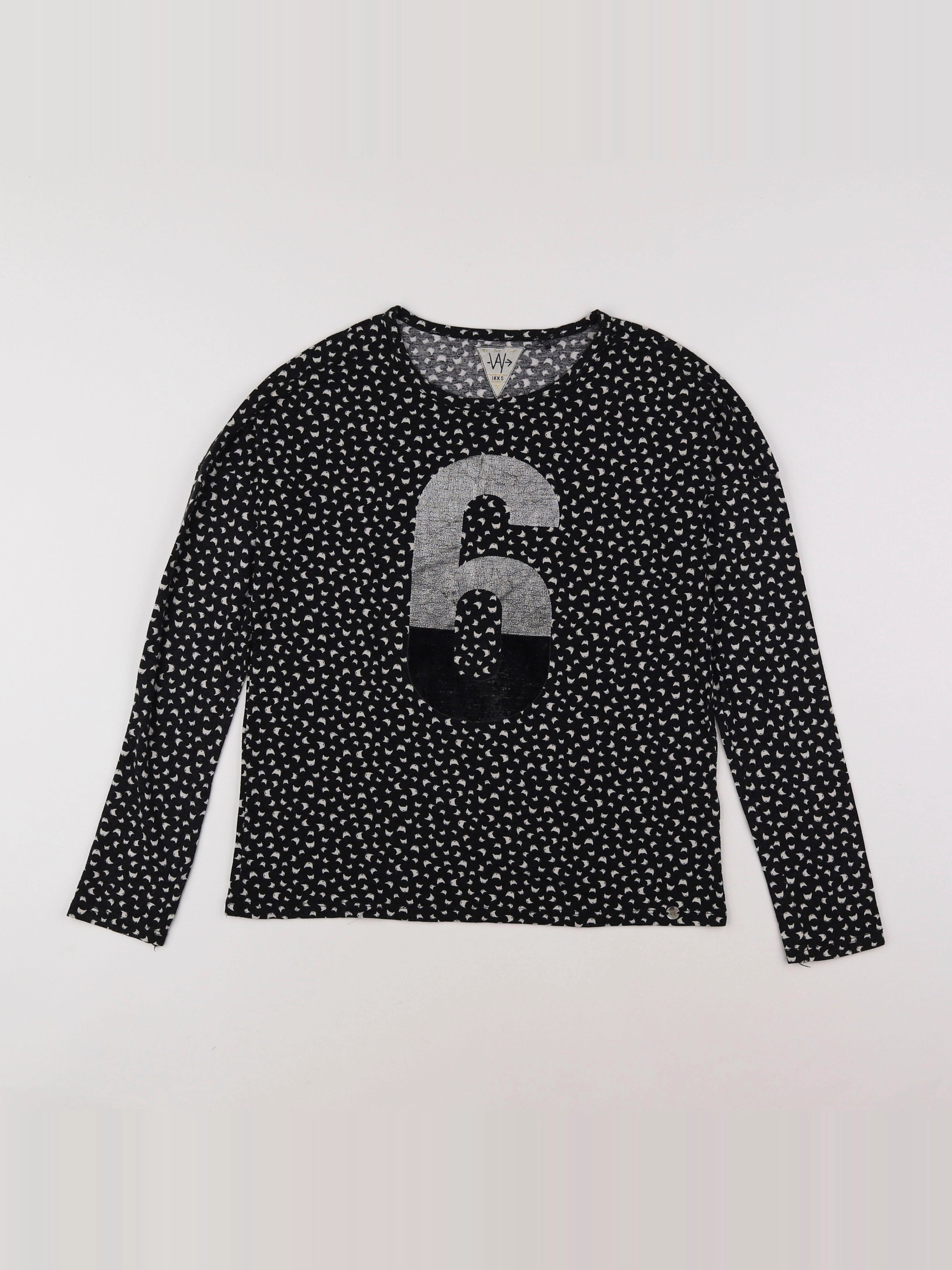 IKKS - tee-shirt noir - 12 ans