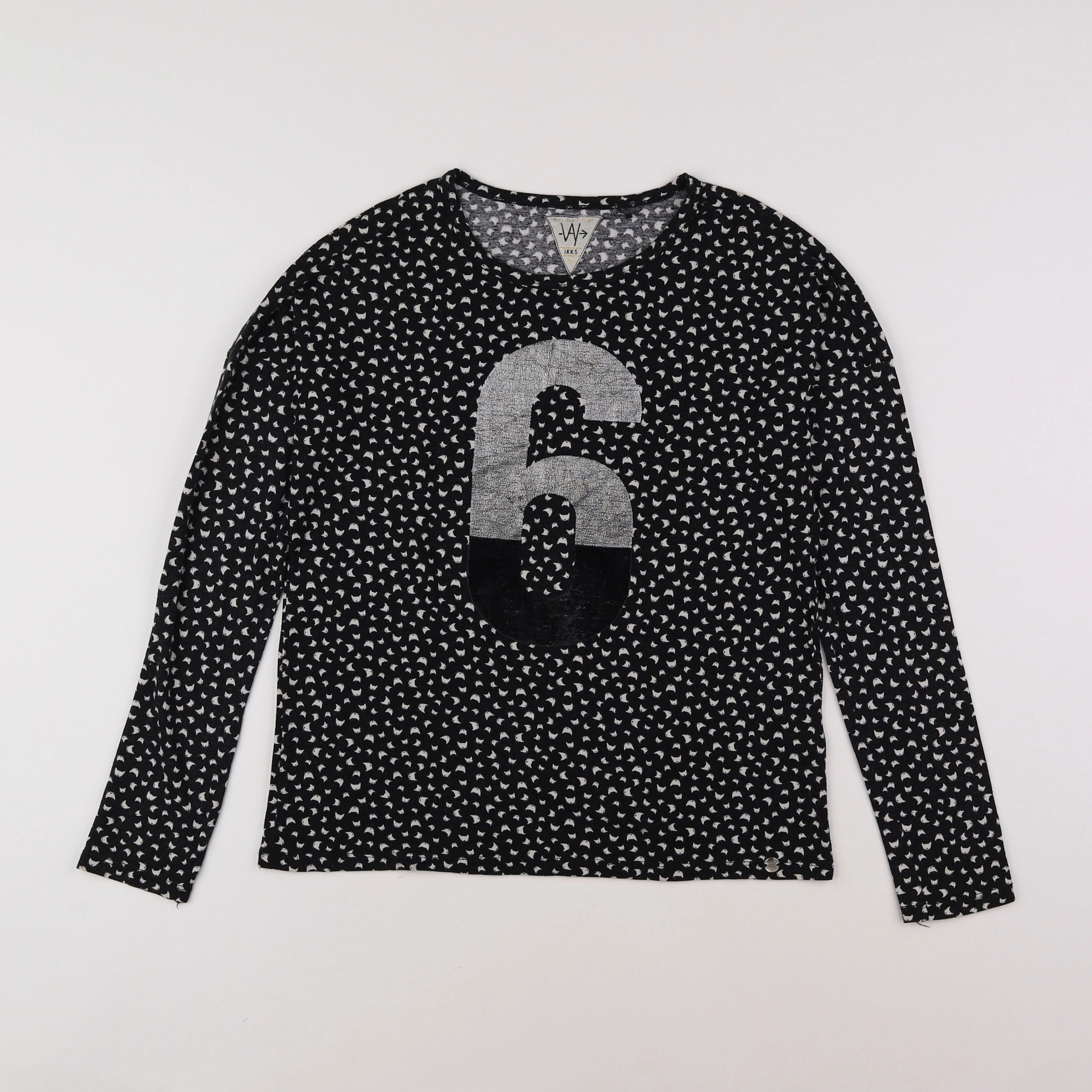 IKKS - tee-shirt noir - 12 ans