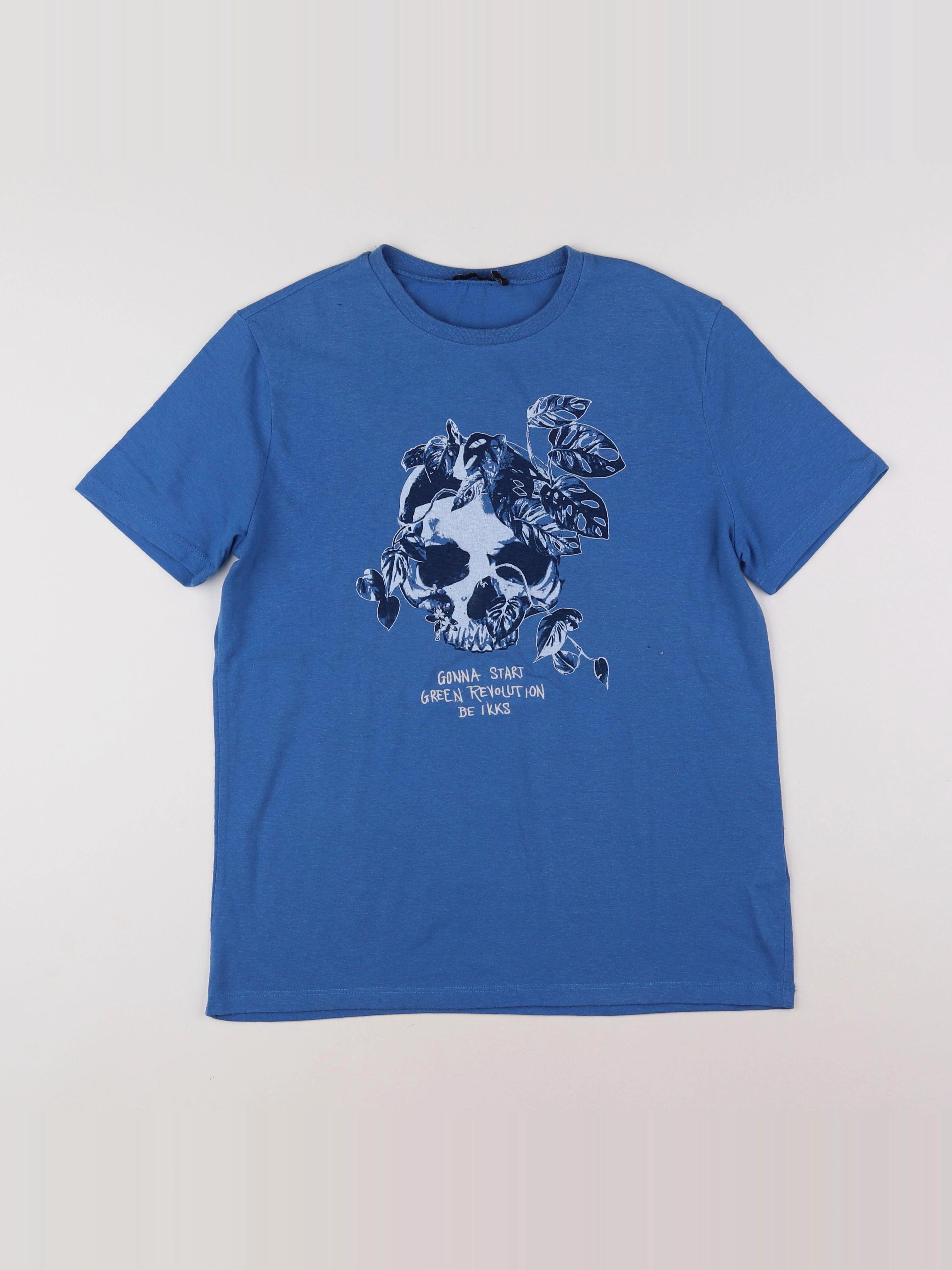 IKKS - tee-shirt bleu - 14 ans