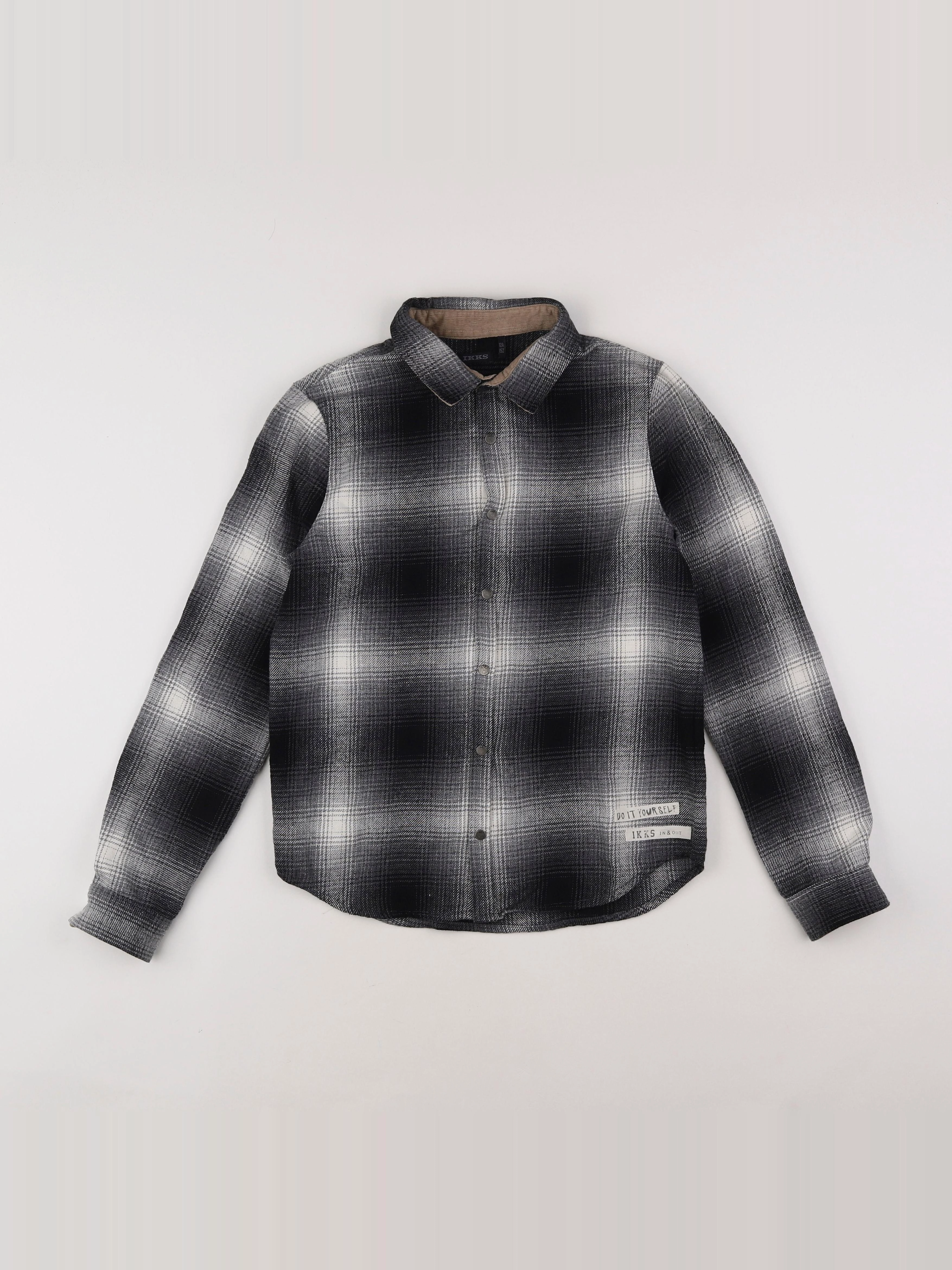 IKKS - chemise gris - 12 ans