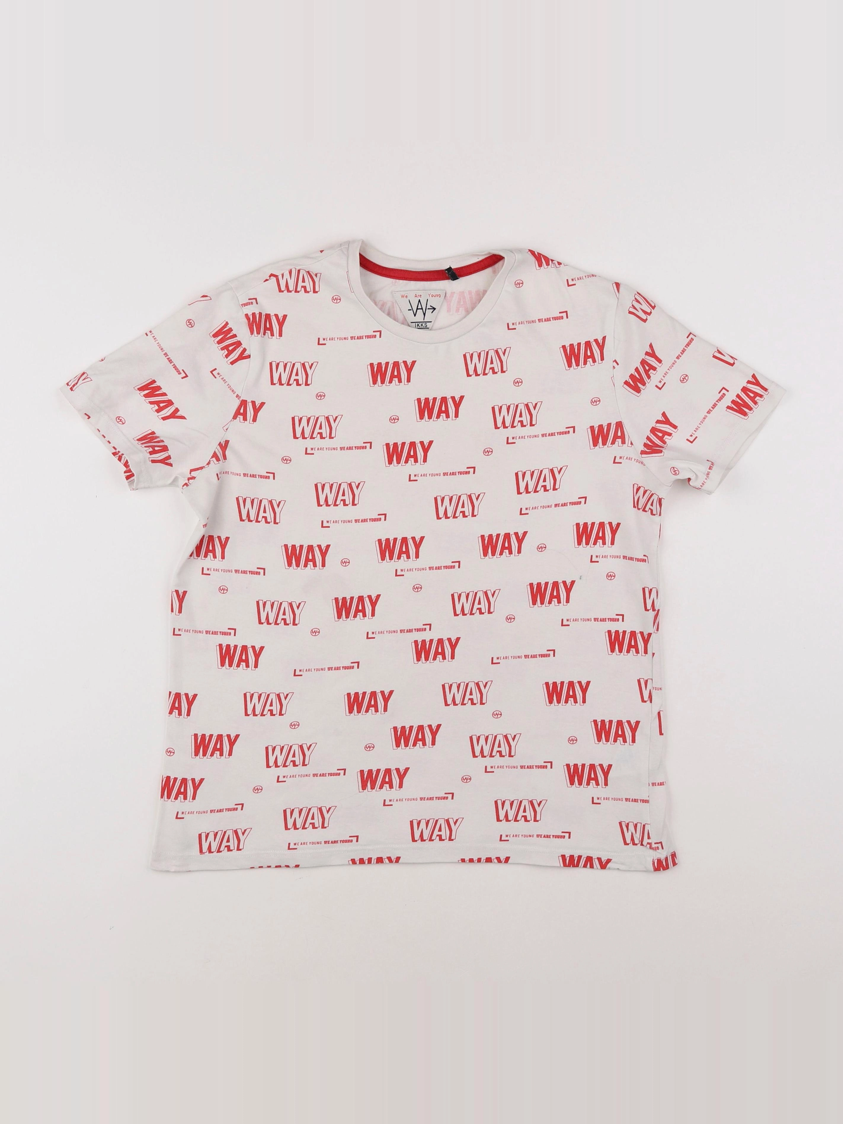 IKKS - tee-shirt rouge - 10 ans