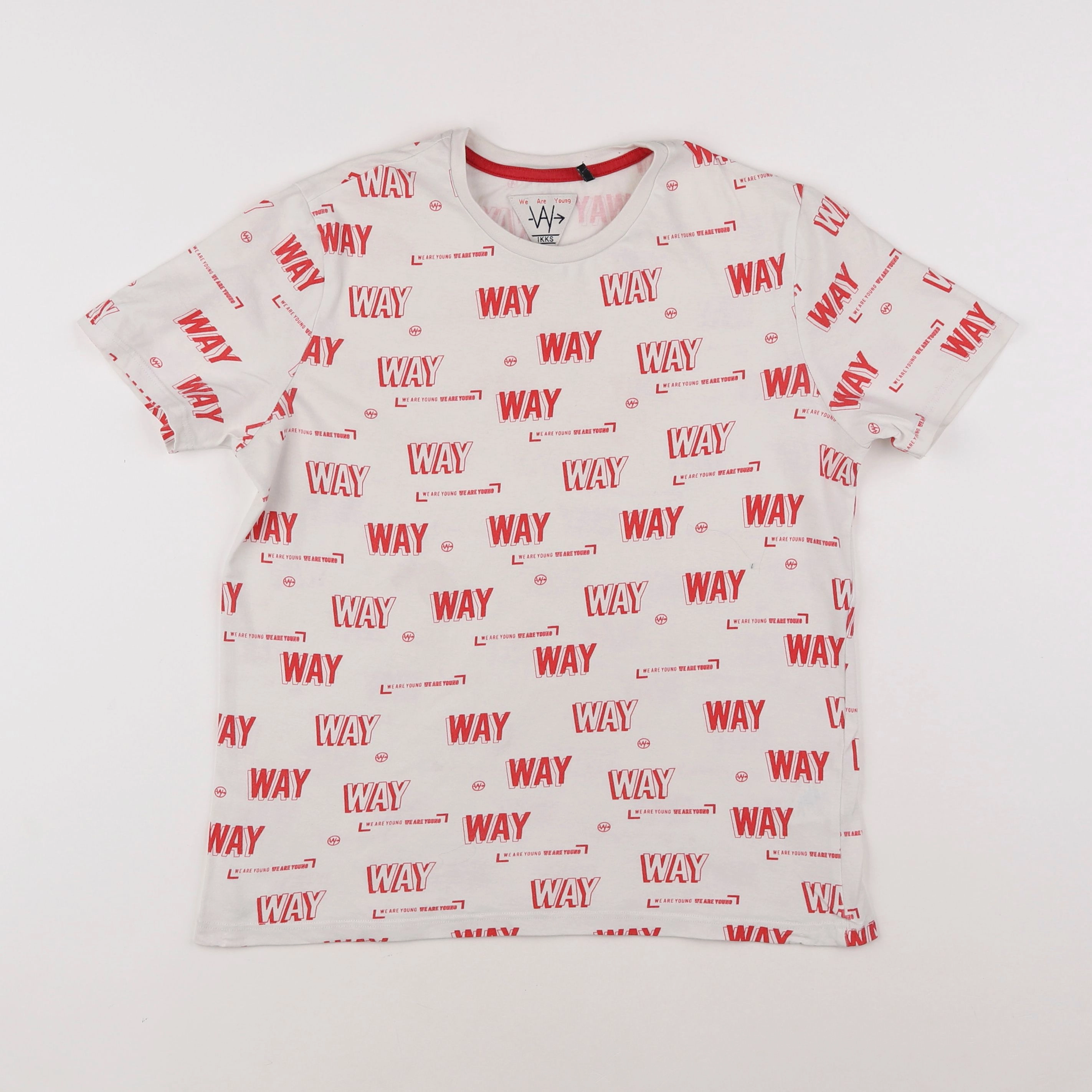IKKS - tee-shirt rouge - 10 ans