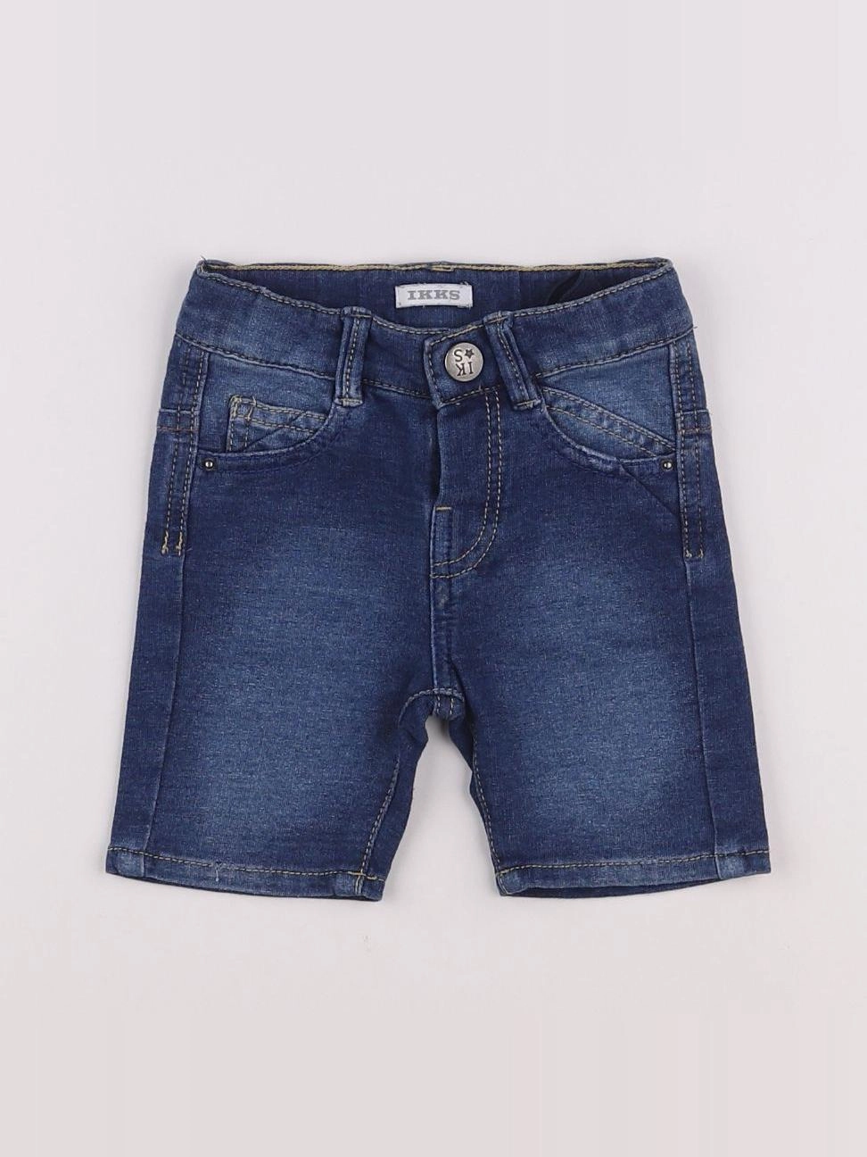 IKKS - short bleu - 12 mois