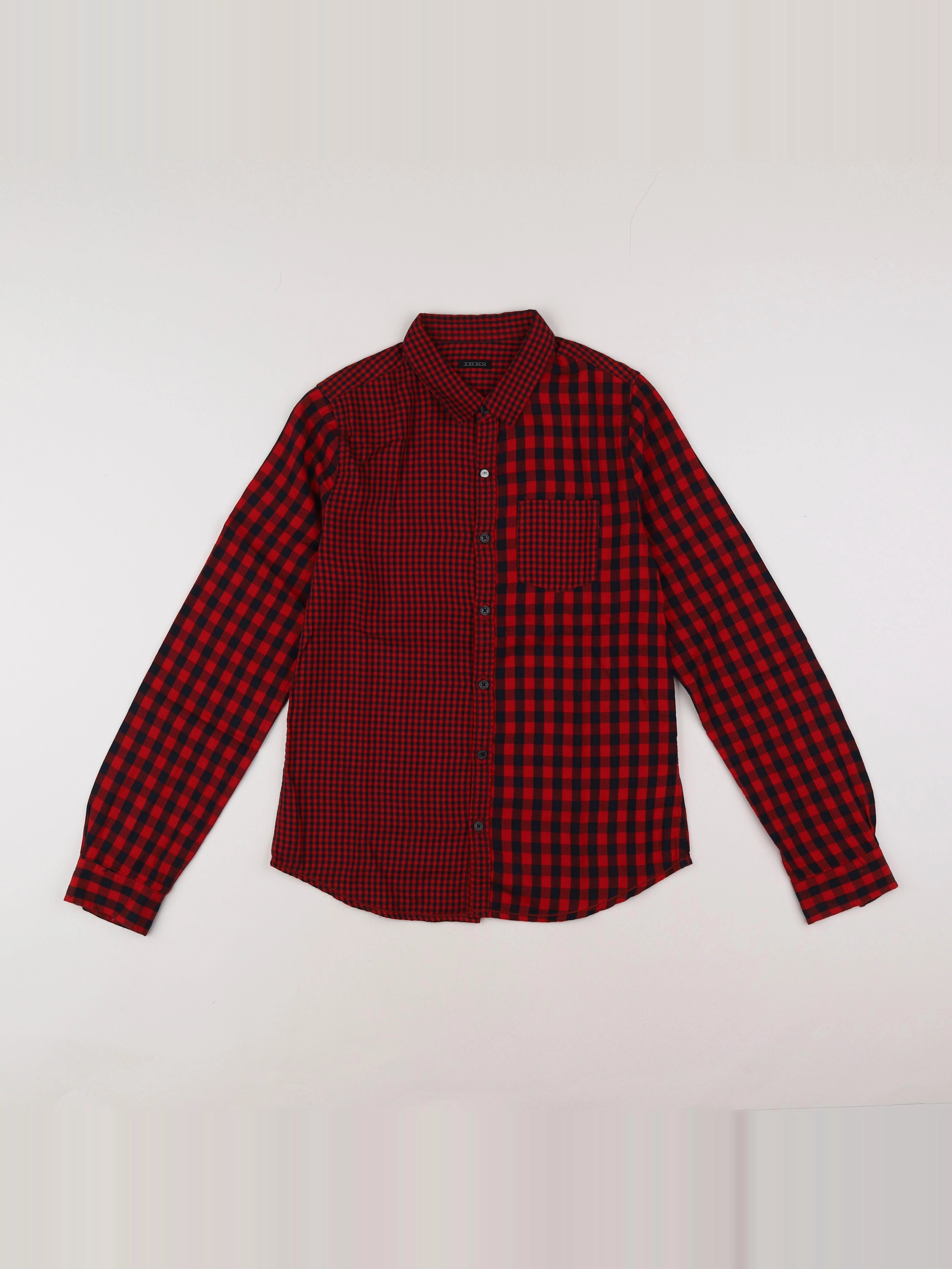 IKKS - chemise rouge - 12 ans