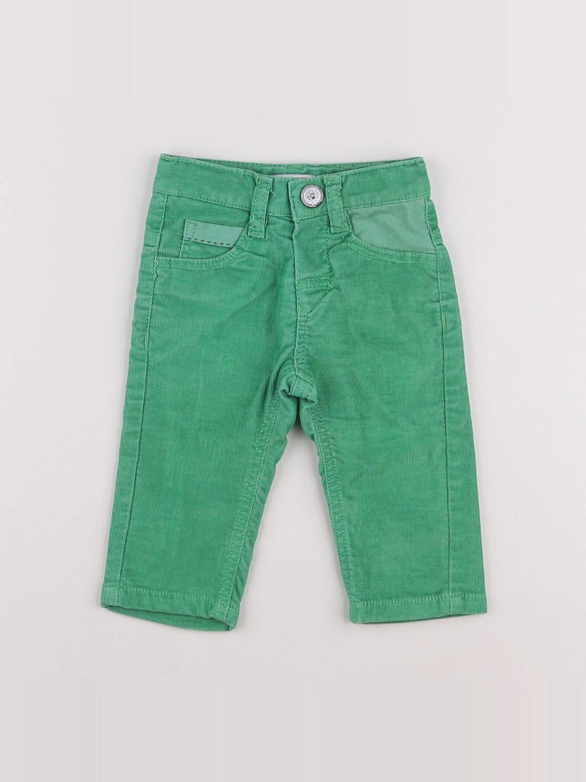 IKKS - pantalon vert - 12 mois