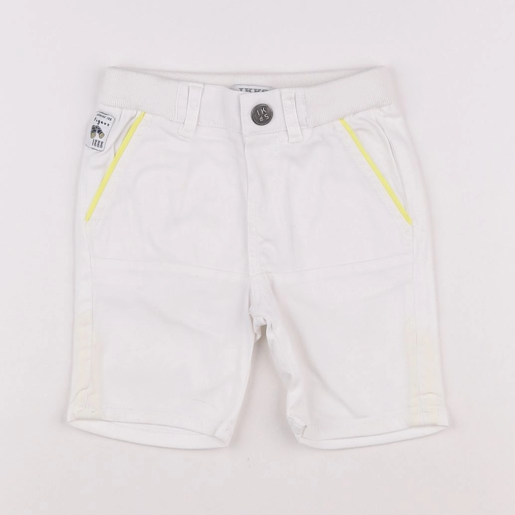 IKKS - short blanc - 8 ans