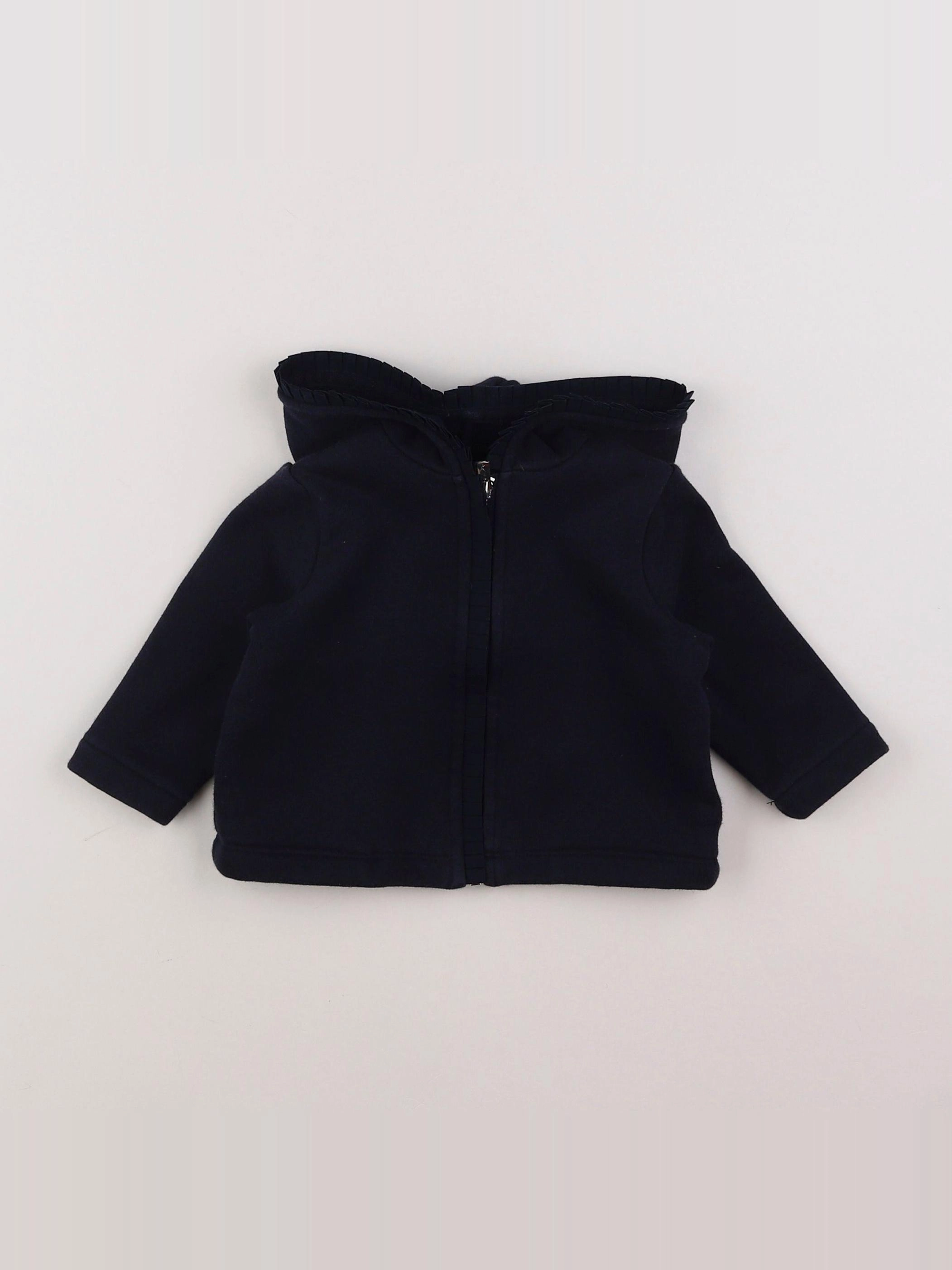 Jacadi - sweat bleu - 6 mois
