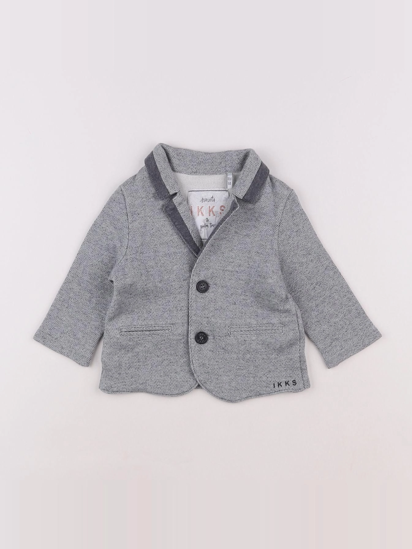 IKKS - veste bleu - 6 mois