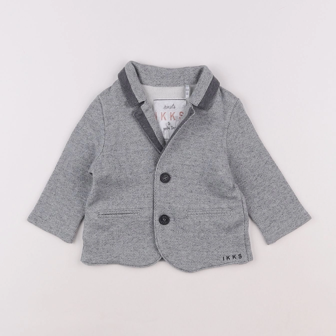IKKS - veste bleu - 6 mois