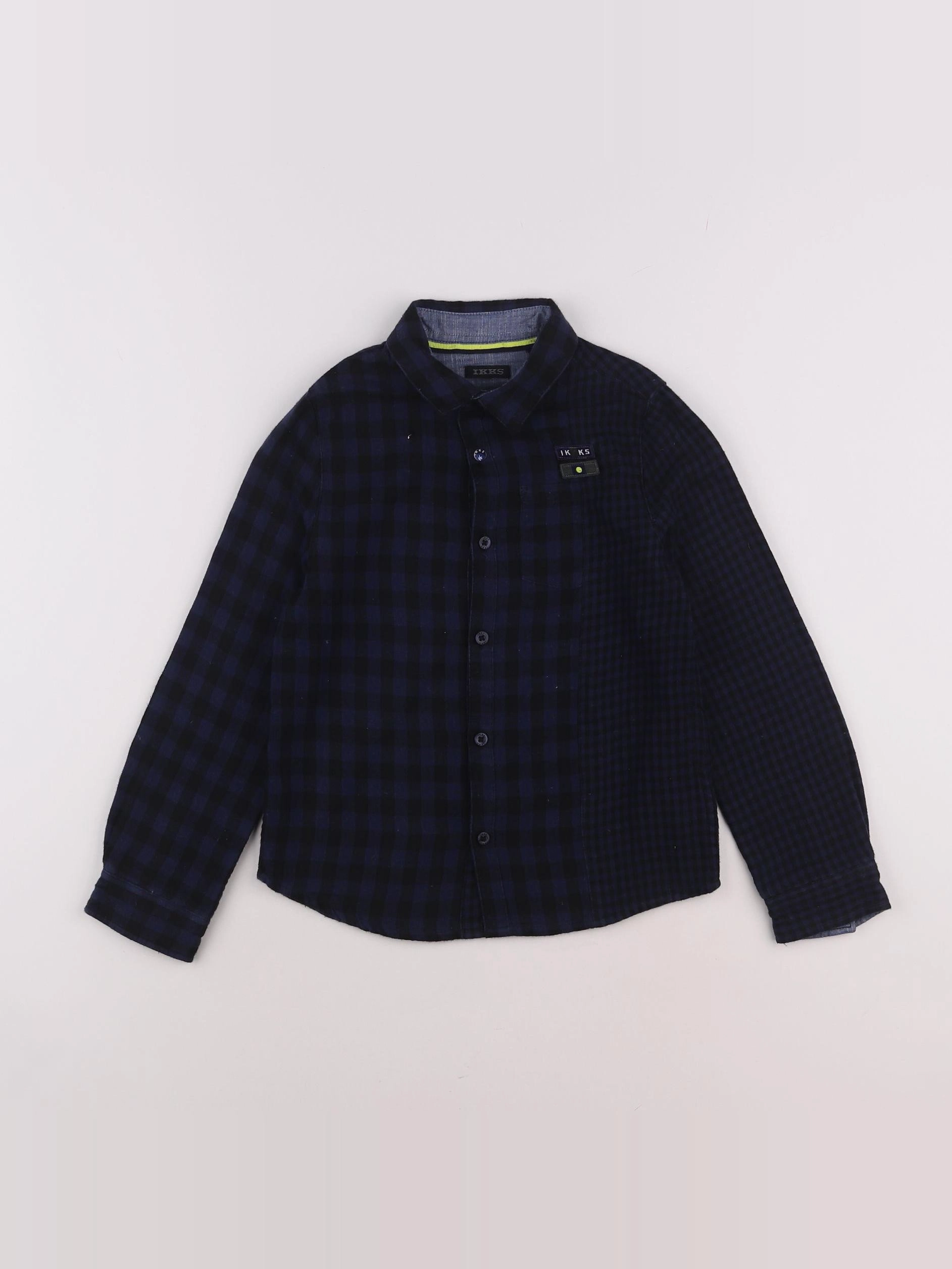 IKKS - chemise bleu, noir - 6 ans