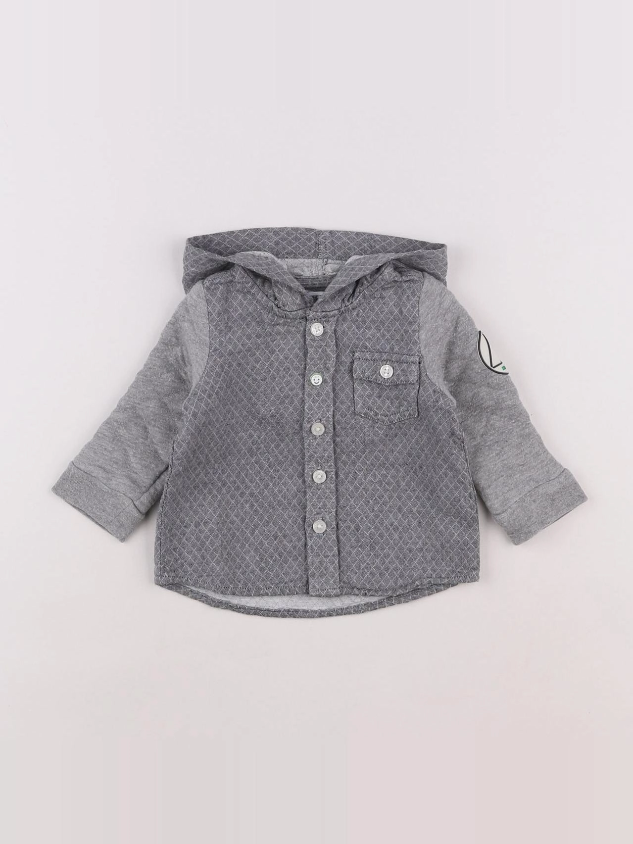 IKKS - chemise gris - 3 mois