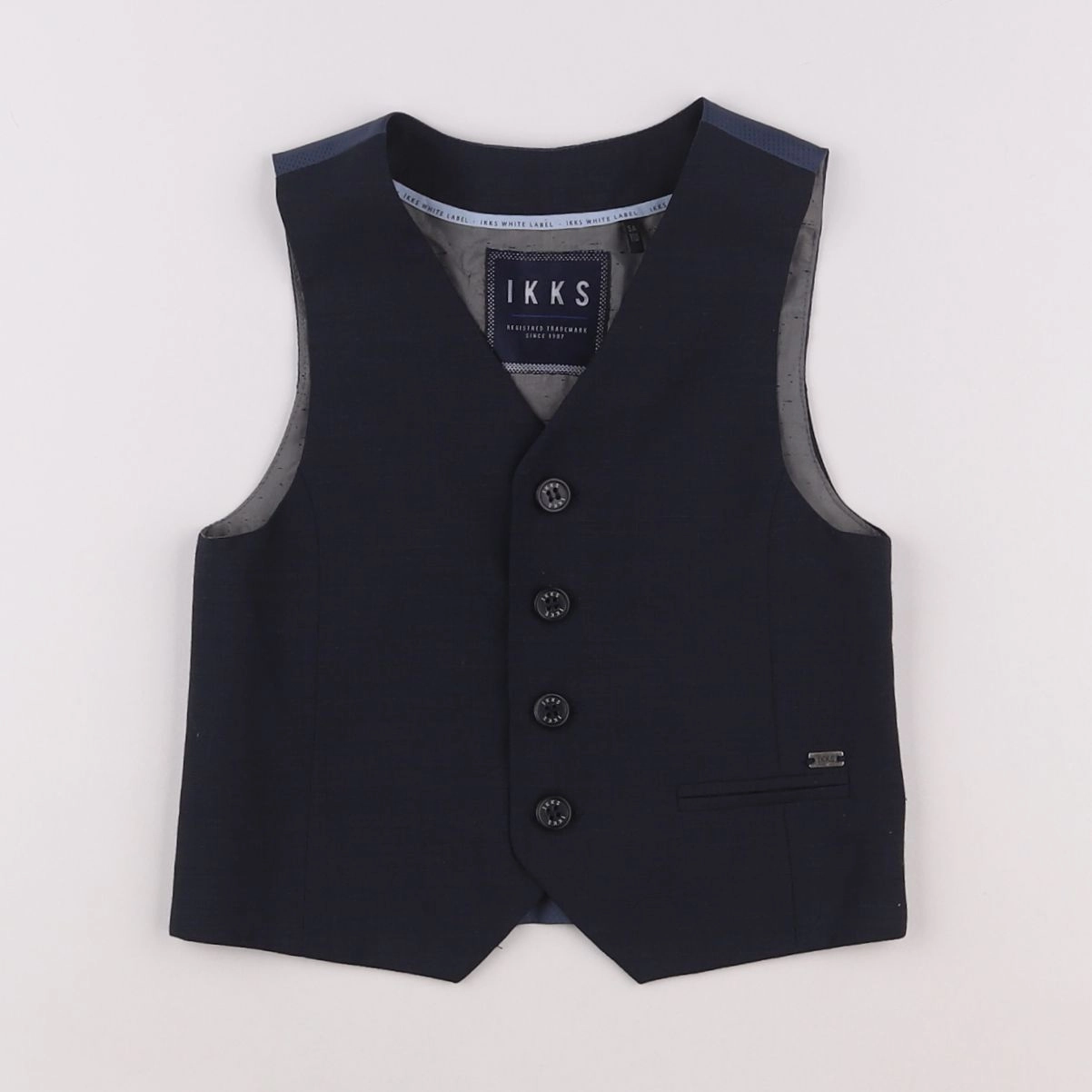 IKKS - gilet bleu - 5 ans