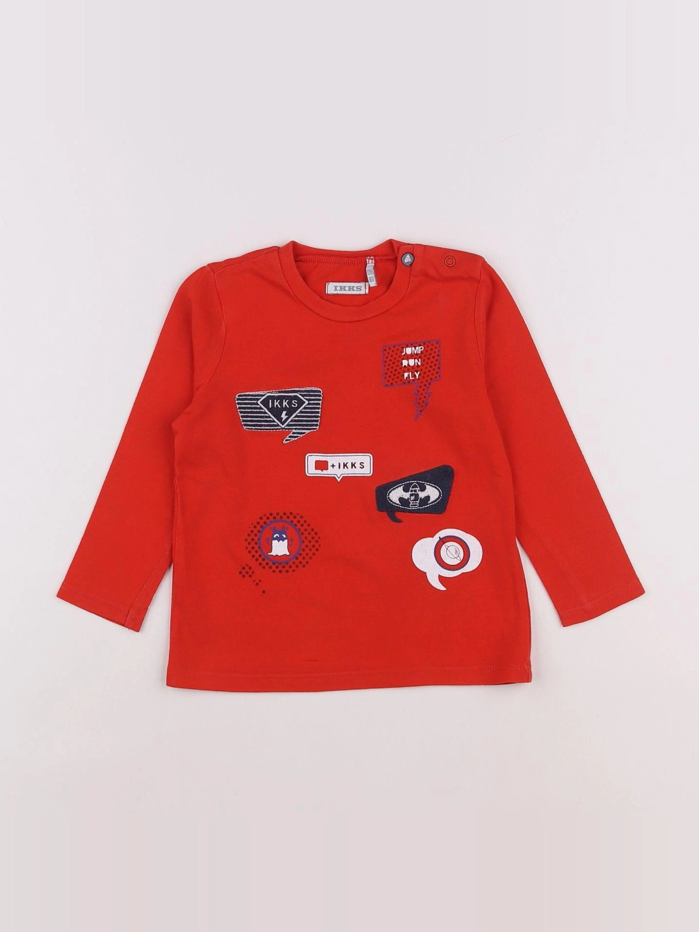 IKKS - tee-shirt rouge - 18 mois