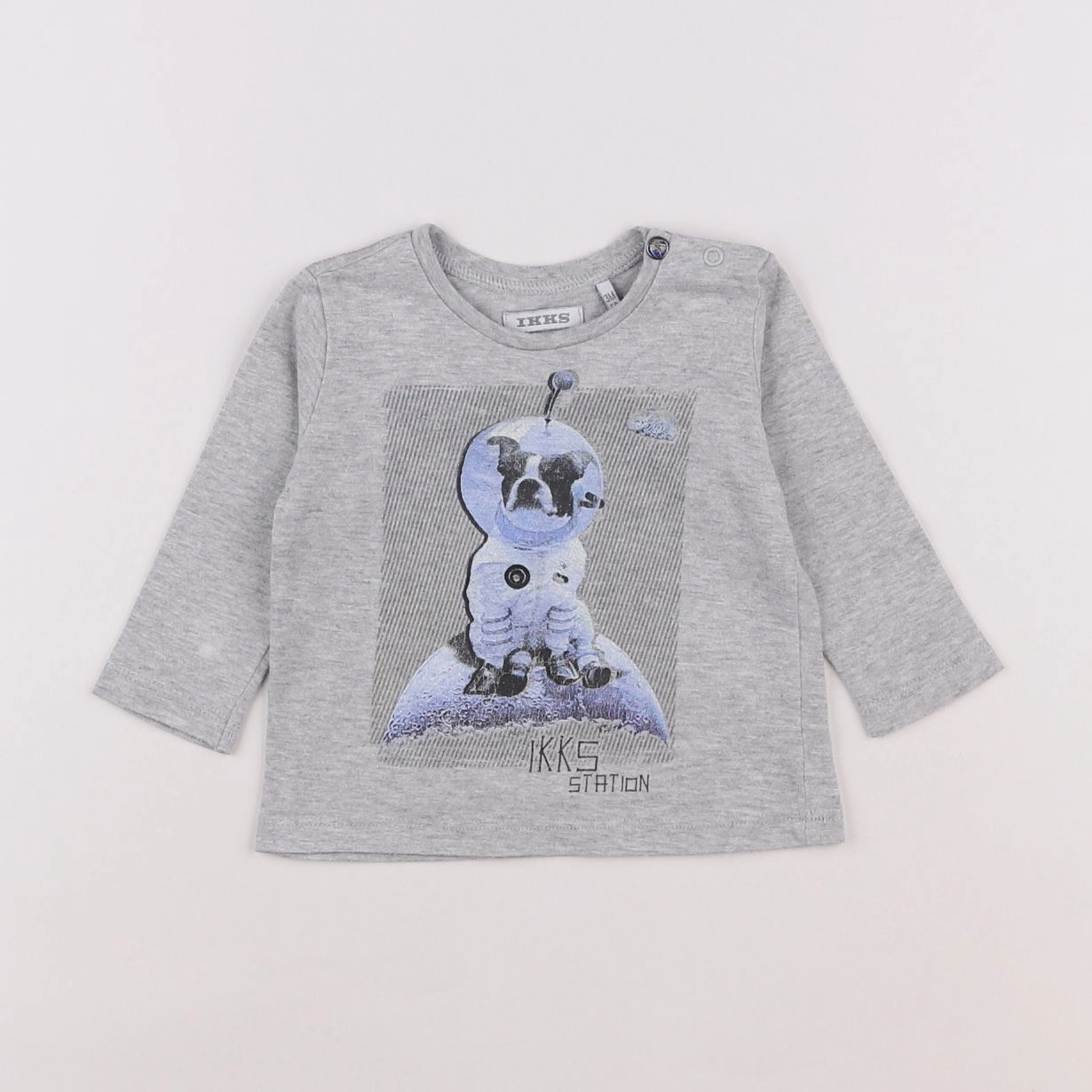 IKKS - tee-shirt gris - 3 mois